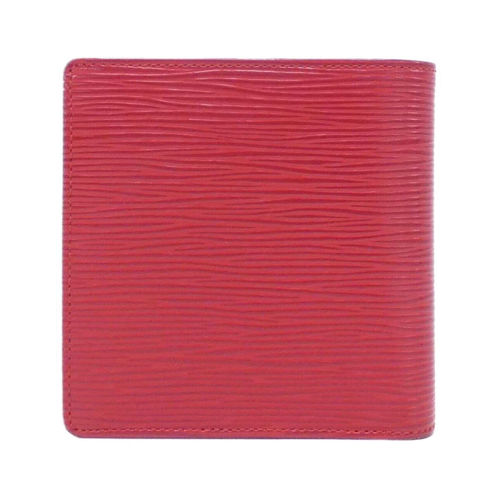 Louis Vuitton Rouge Leather Wallet (Bi-Fold) (Pre-Owned)