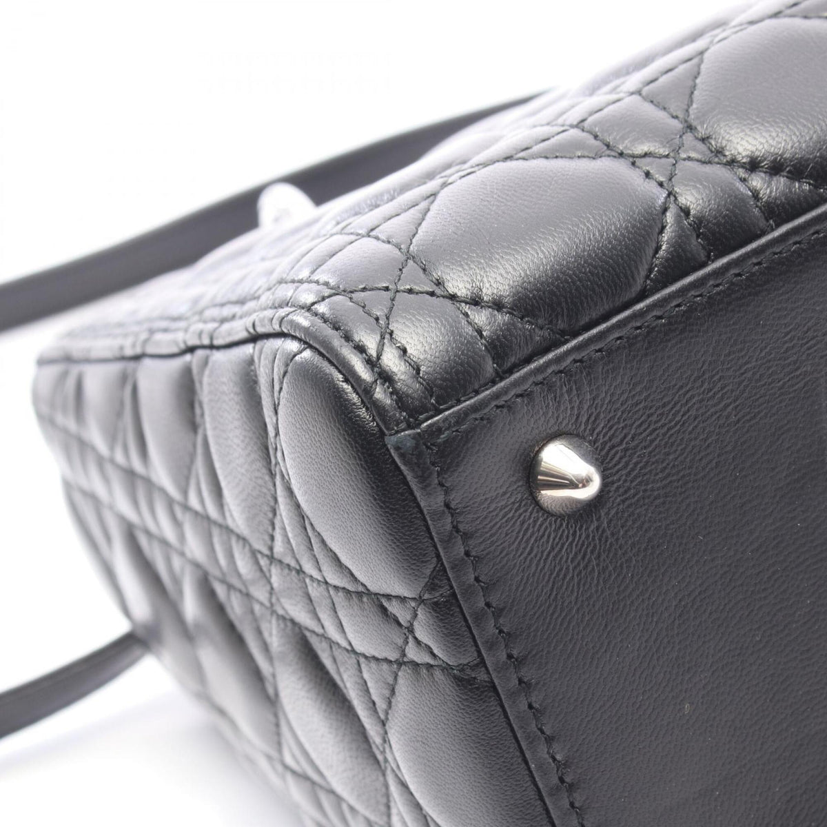Christian Dior Black Leather Handbag (Pre-Owned)