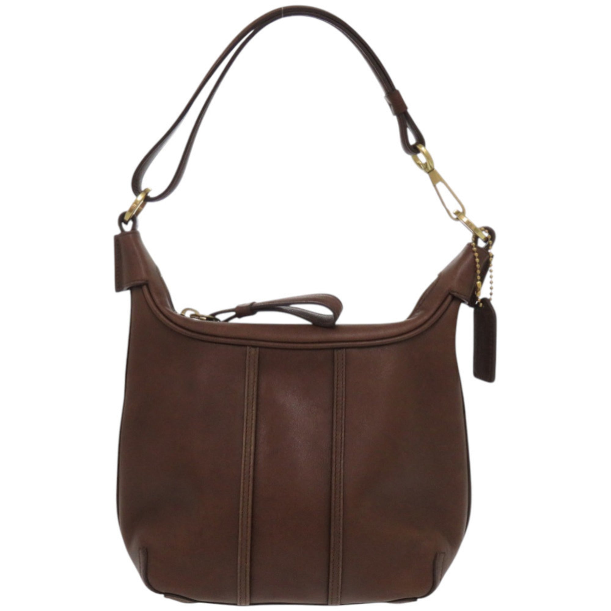 Coach Brown Leather Shoulder Bag (Pre-Owned)