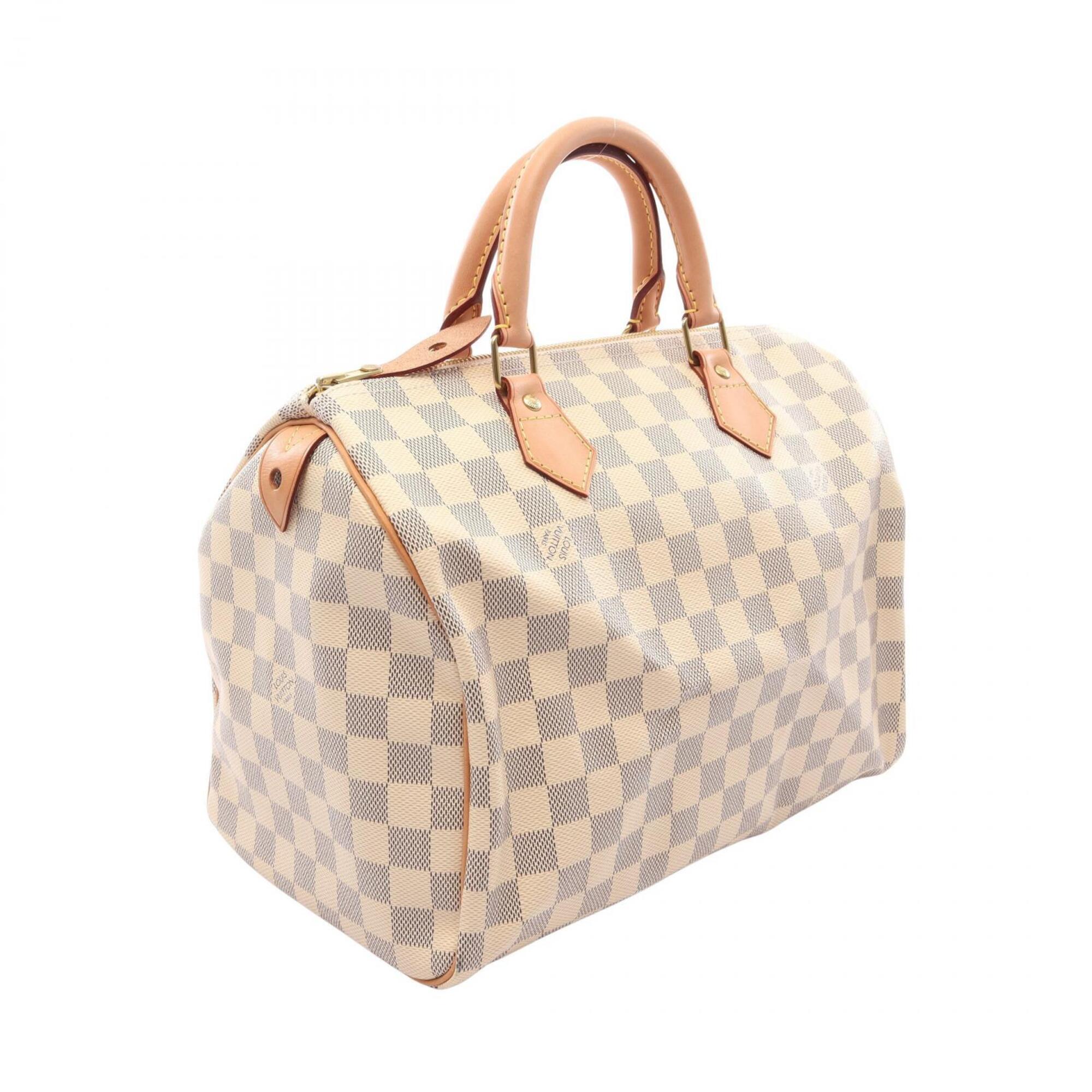 Louis Vuitton White Pvc Leather Handbag (Pre-Owned)