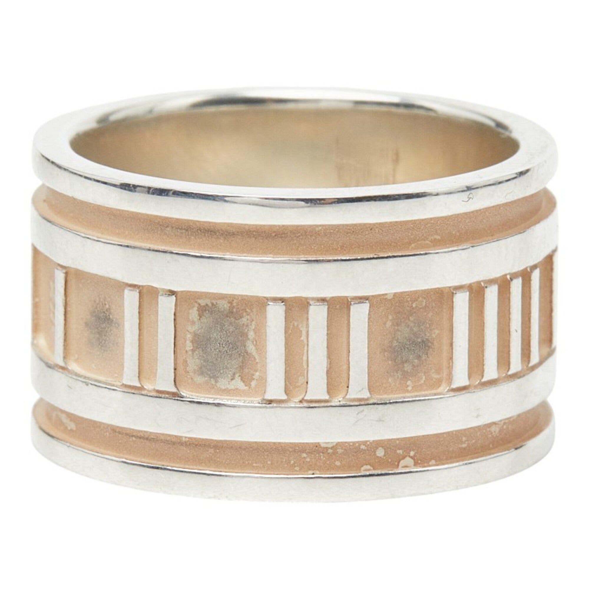 Tiffany Atlas Silver 925 Band Ring (Pre-Owned)