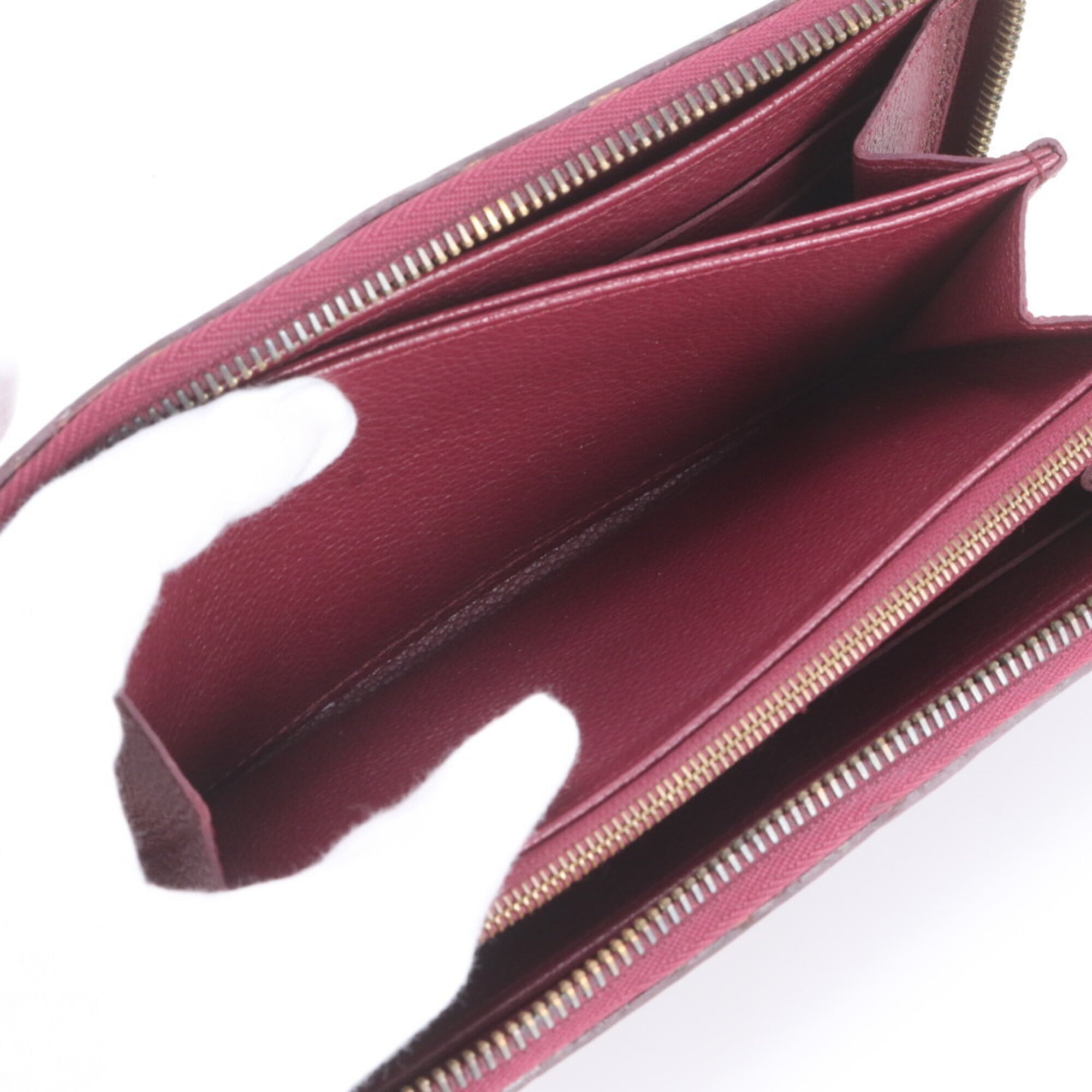 Louis Vuitton Aurore Leather Long Wallet (Bi-Fold) (Pre-Owned)