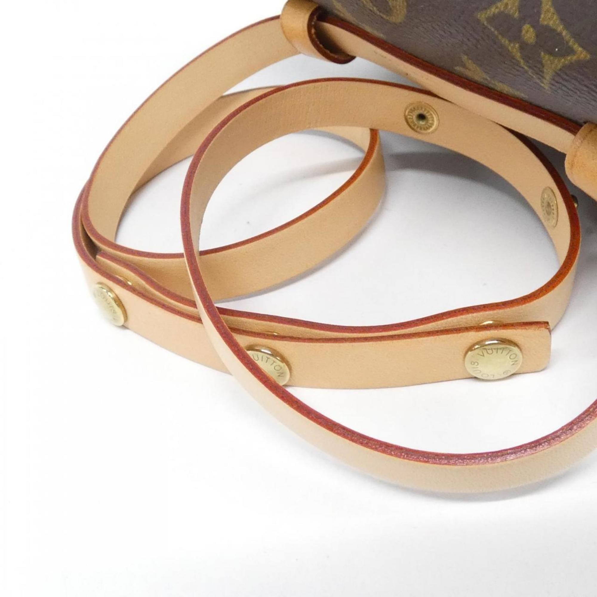 Louis Vuitton Marron Coated Canvas Fanny Pack Pochette (Pre-Owned)