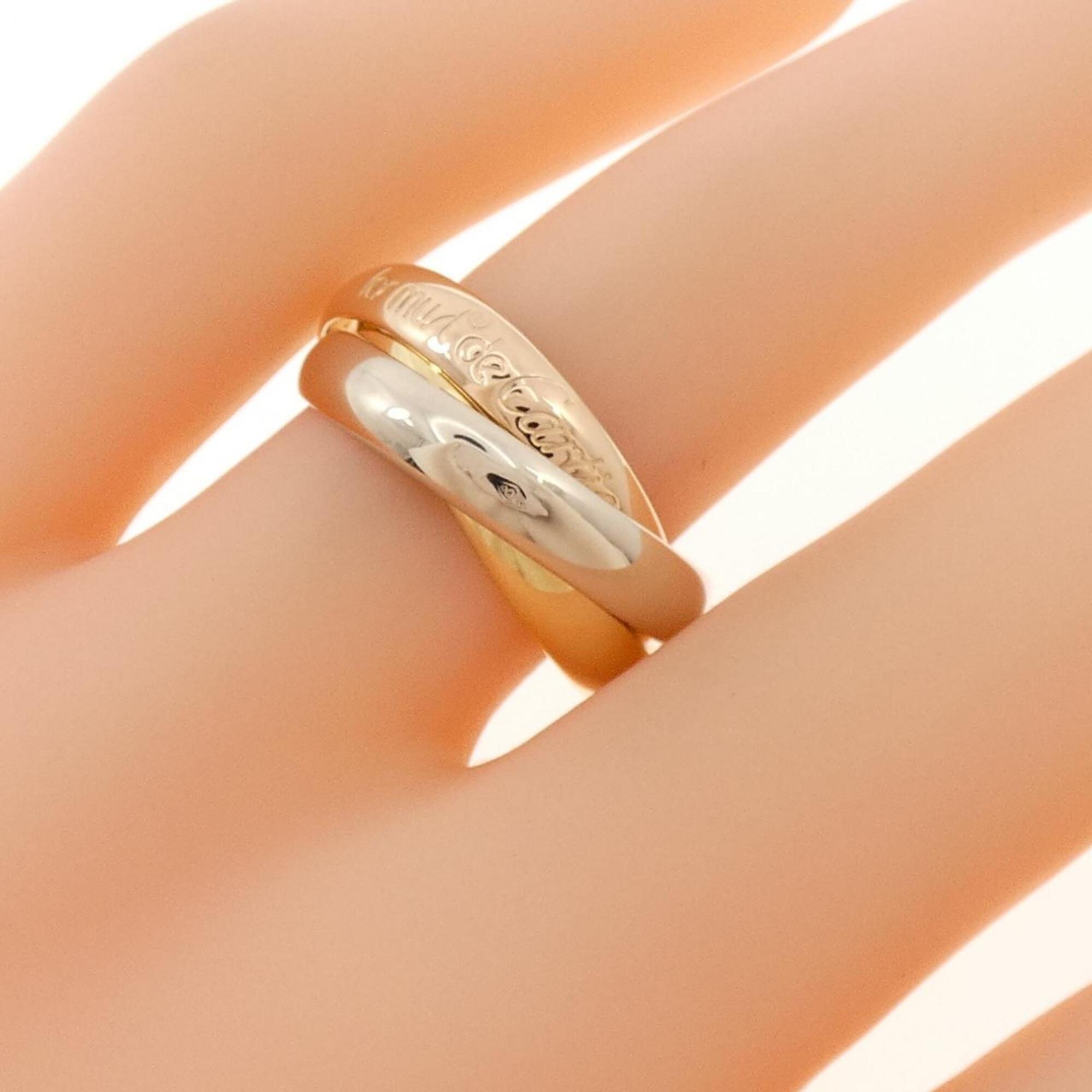Cartier Pink Gold White Gold Yellow Gold Yellow Gold (18K) Pink Gold (18K) White Gold (18K) Band Ring (Pre-Owned)