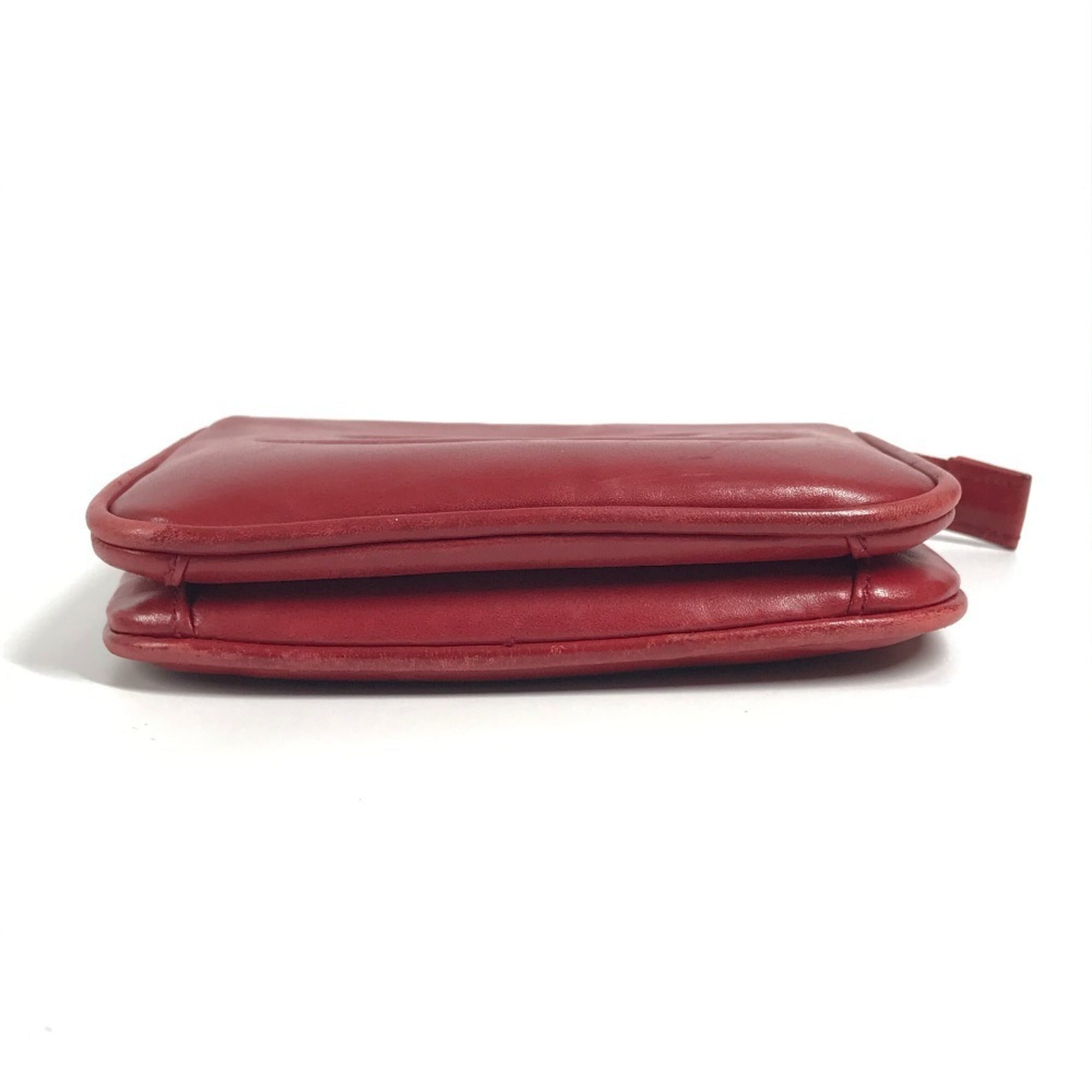 Chanel Red Color Leather Beach Bag Fanny Pack Pouch Sling Bag (Pre-Owned)