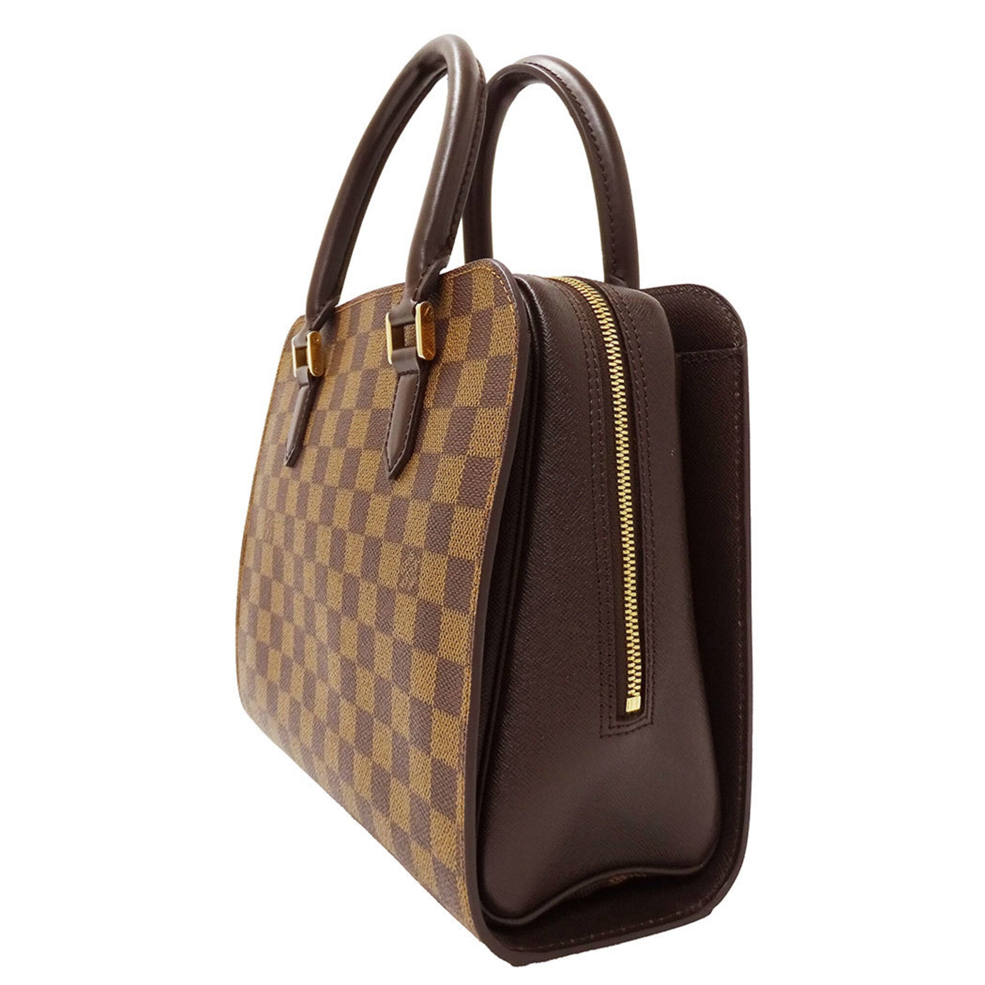 Louis Vuitton Brown Damier Canvas Handbag (Pre-Owned)