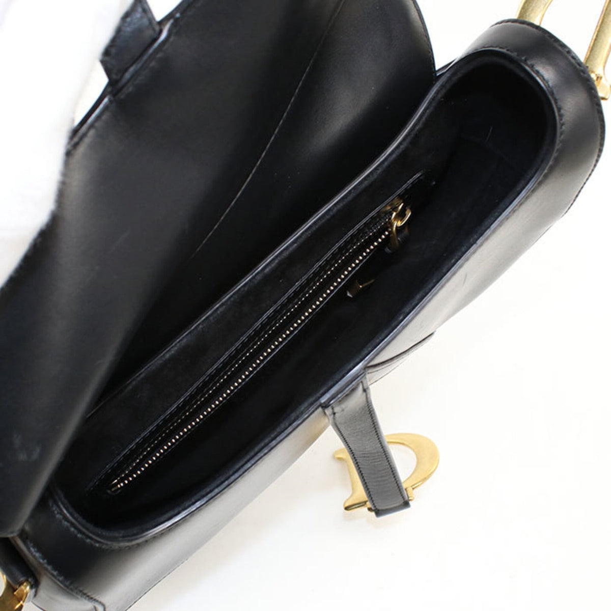 Christian Dior Black Leather Shoulder Bag (Pre-Owned)