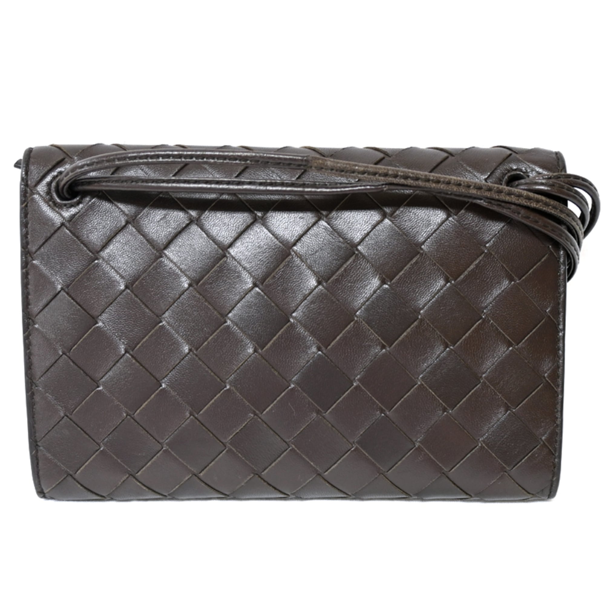 Bottega Veneta Leather Pouch Shoulder Bag (Pre-Owned)