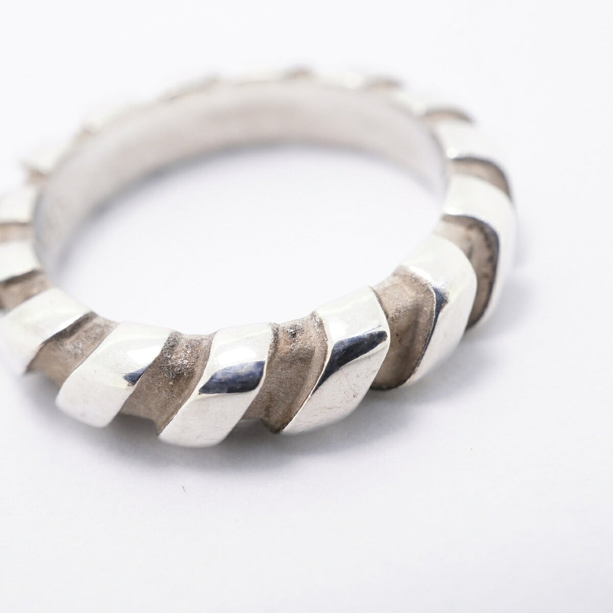 Tiffany Silver 925 Band Ring (Pre-Owned)