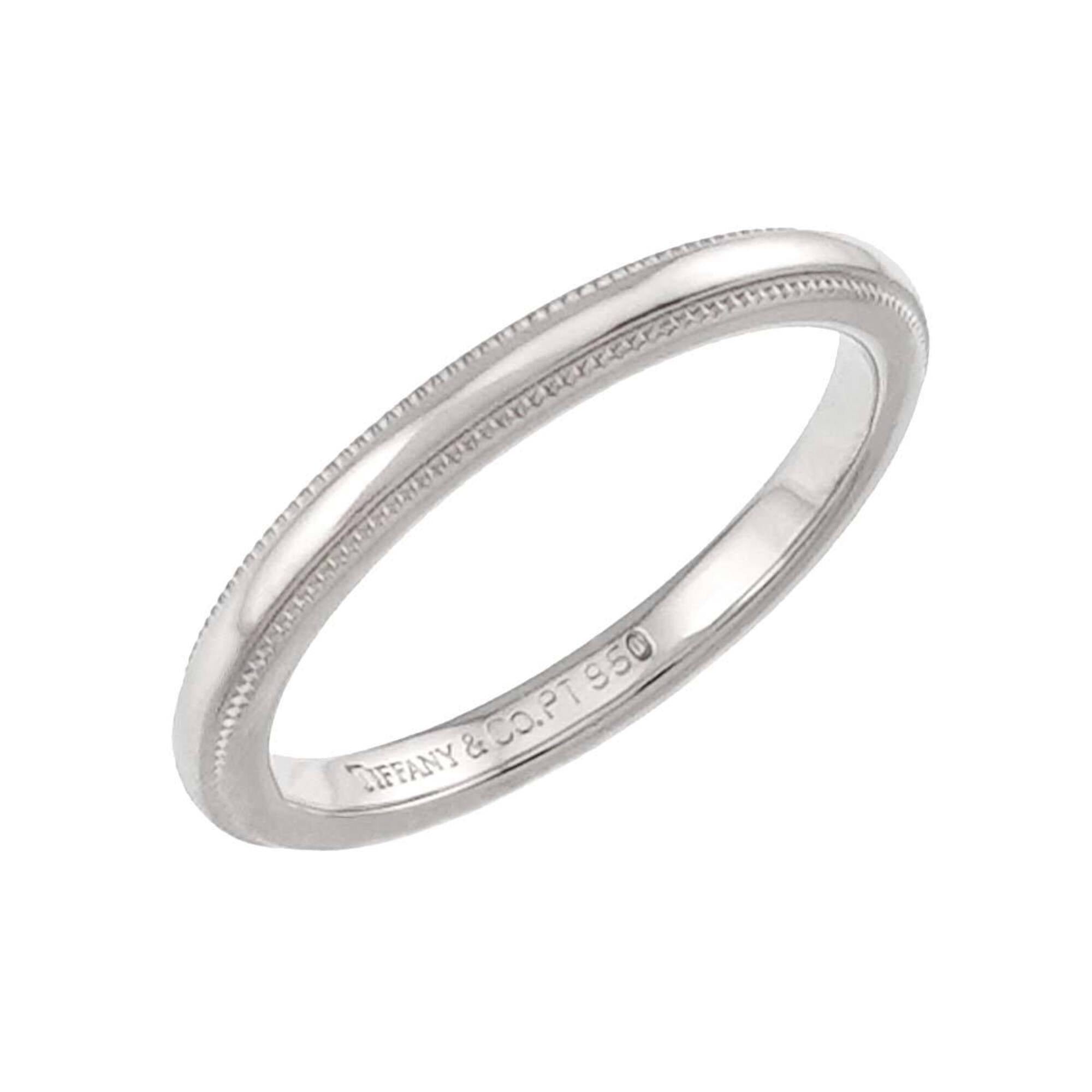 Tiffany Platinum 950 Band Ring (Pre-Owned)