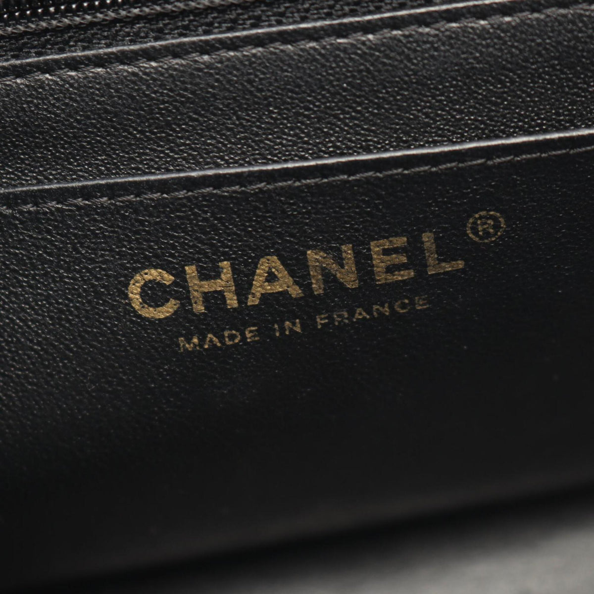 Chanel Black Leather Handbag Shoulder Bag (Pre-Owned)