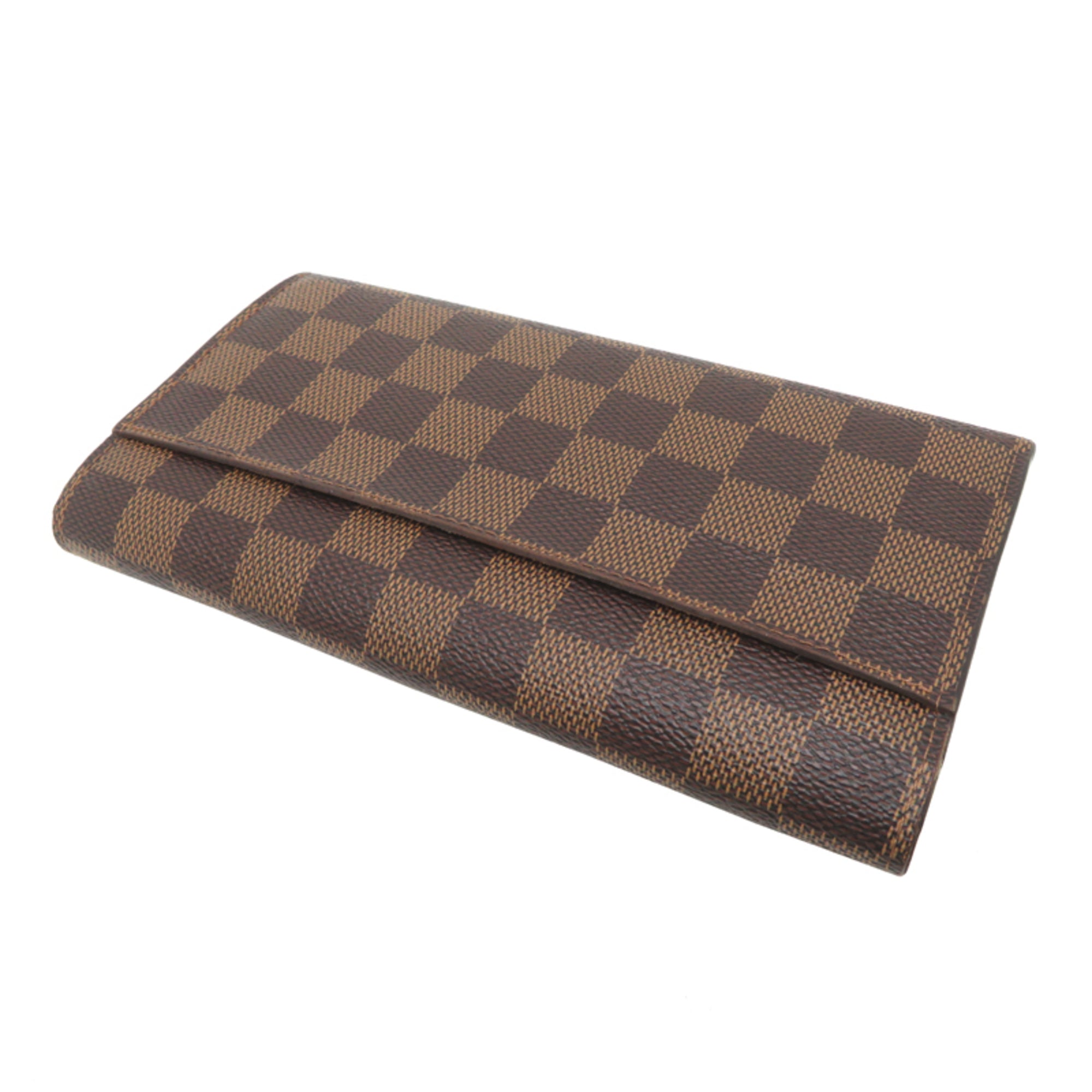 Louis Vuitton Rose Ballerine Damier Canvas Long Wallet (Bi-Fold) (Pre-Owned)