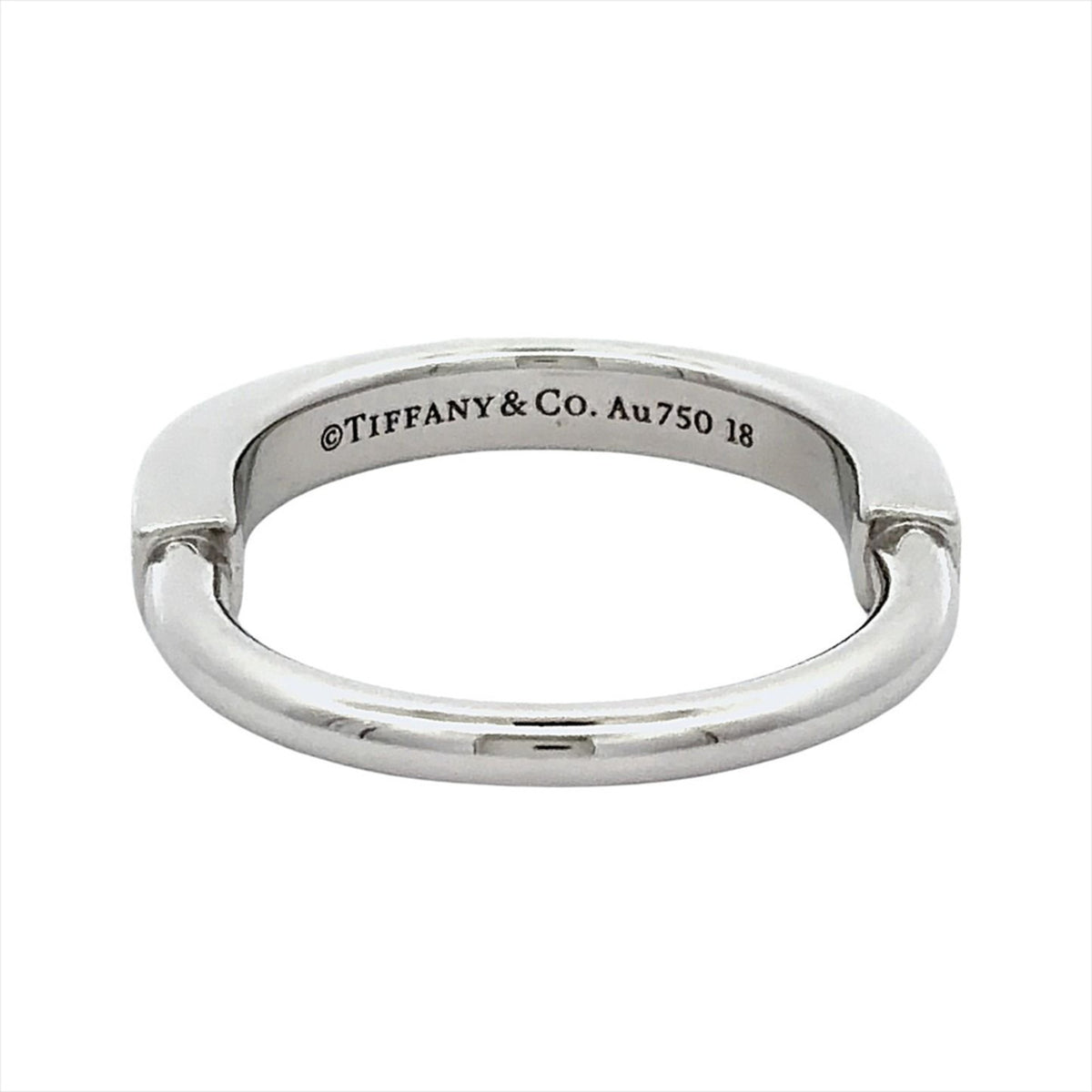 Tiffany White Gold White Gold (18K) Band Ring (Pre-Owned)