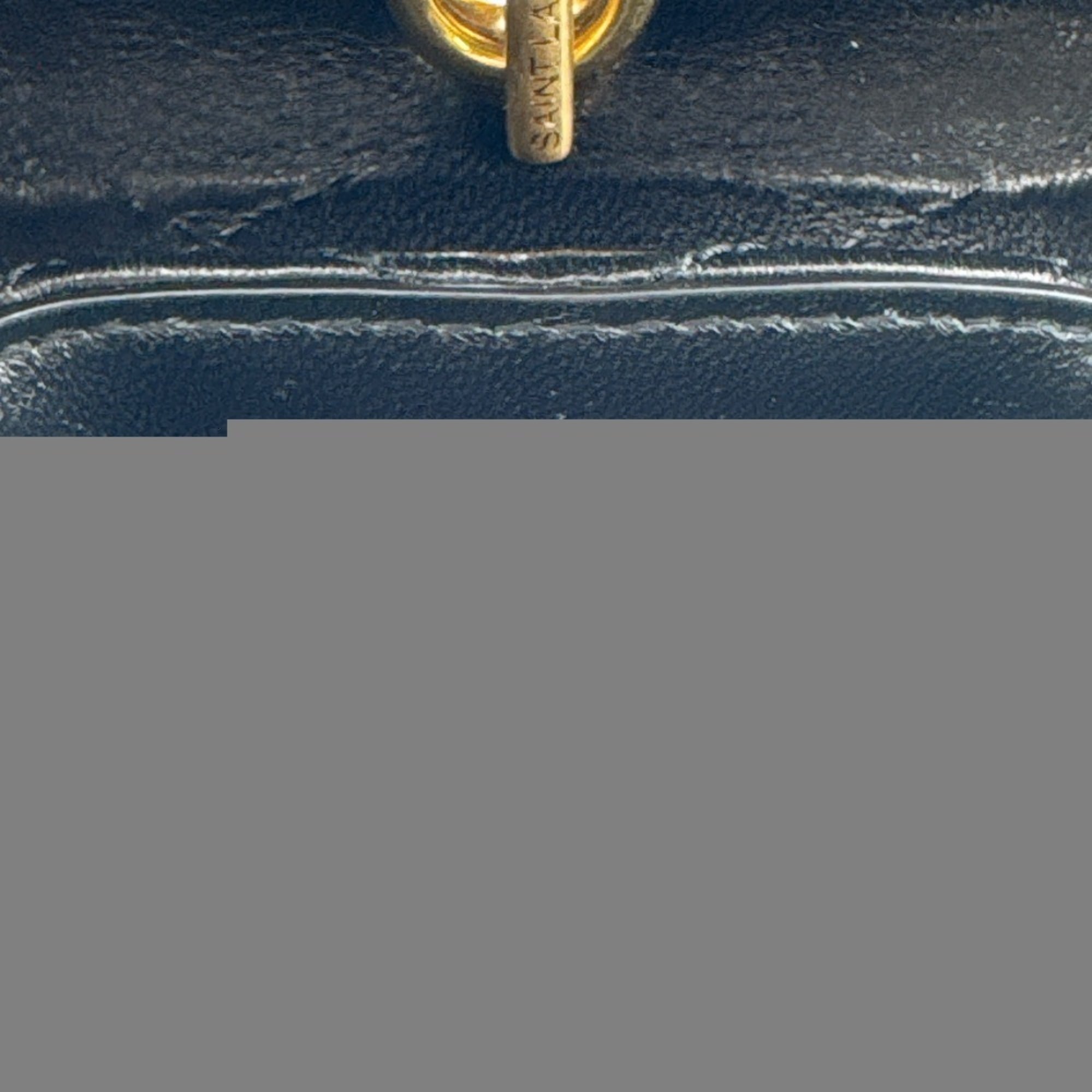 Yves Saint Laurent Black Leather Pouch (Pre-Owned)