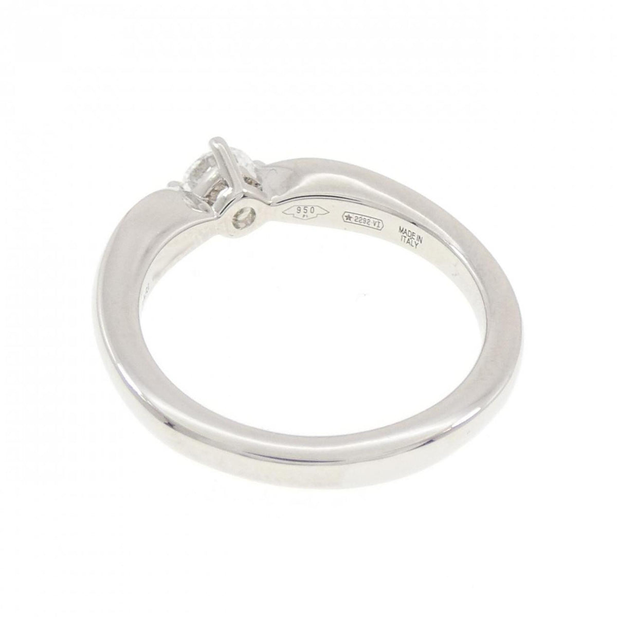 Bvlgari Silver Platinum 950 Anniversary Ring (Pre-Owned)