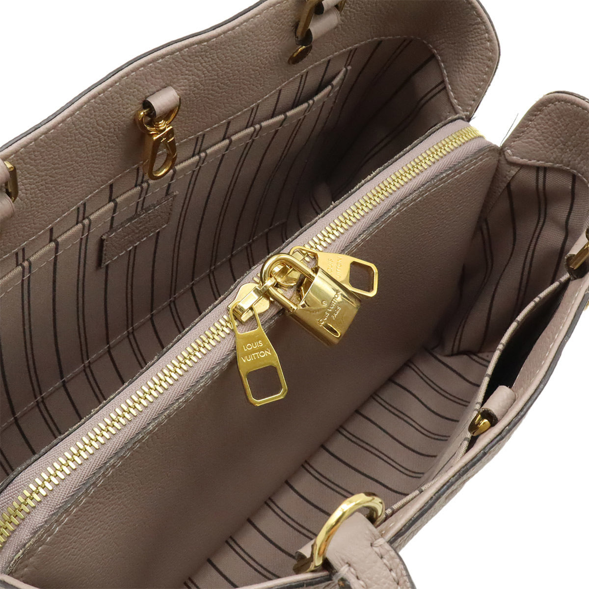 Louis Vuitton Brown Leather Handbag Shoulder Bag (Pre-Owned)