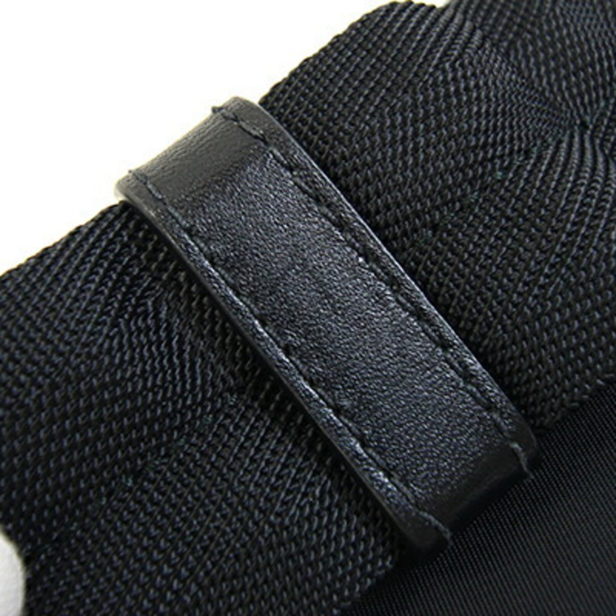 Prada Black Nylon Leather Sling Bag (Pre-Owned)