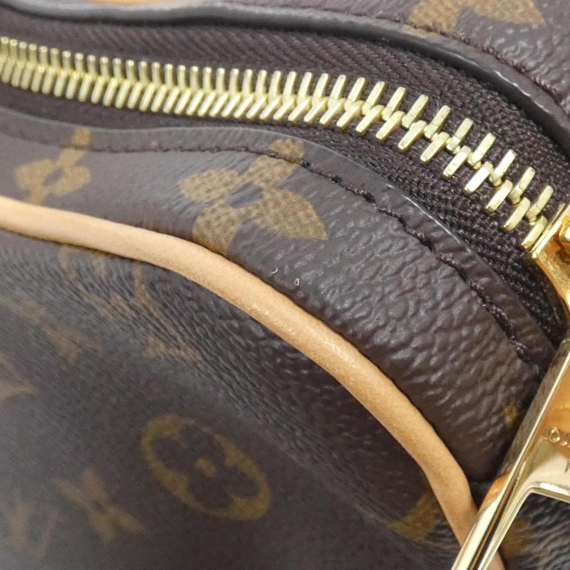 Louis Vuitton Marron Coated Canvas Pouch Shoulder Bag (Pre-Owned)