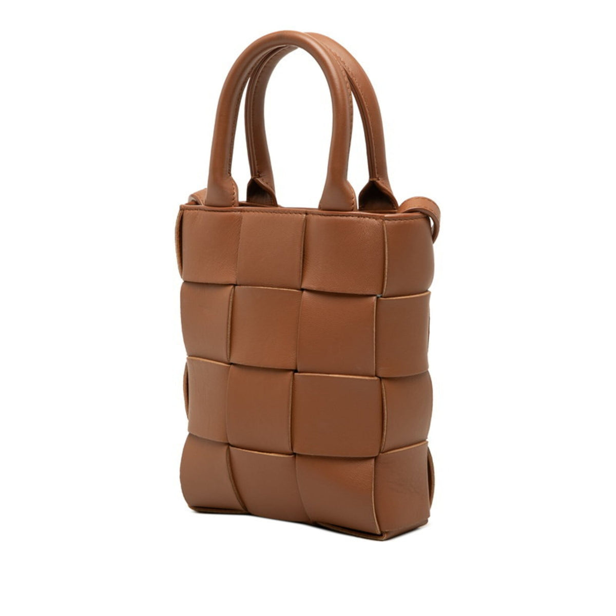Bottega Veneta Brown Leather Pochette Shoulder Bag (Pre-Owned)