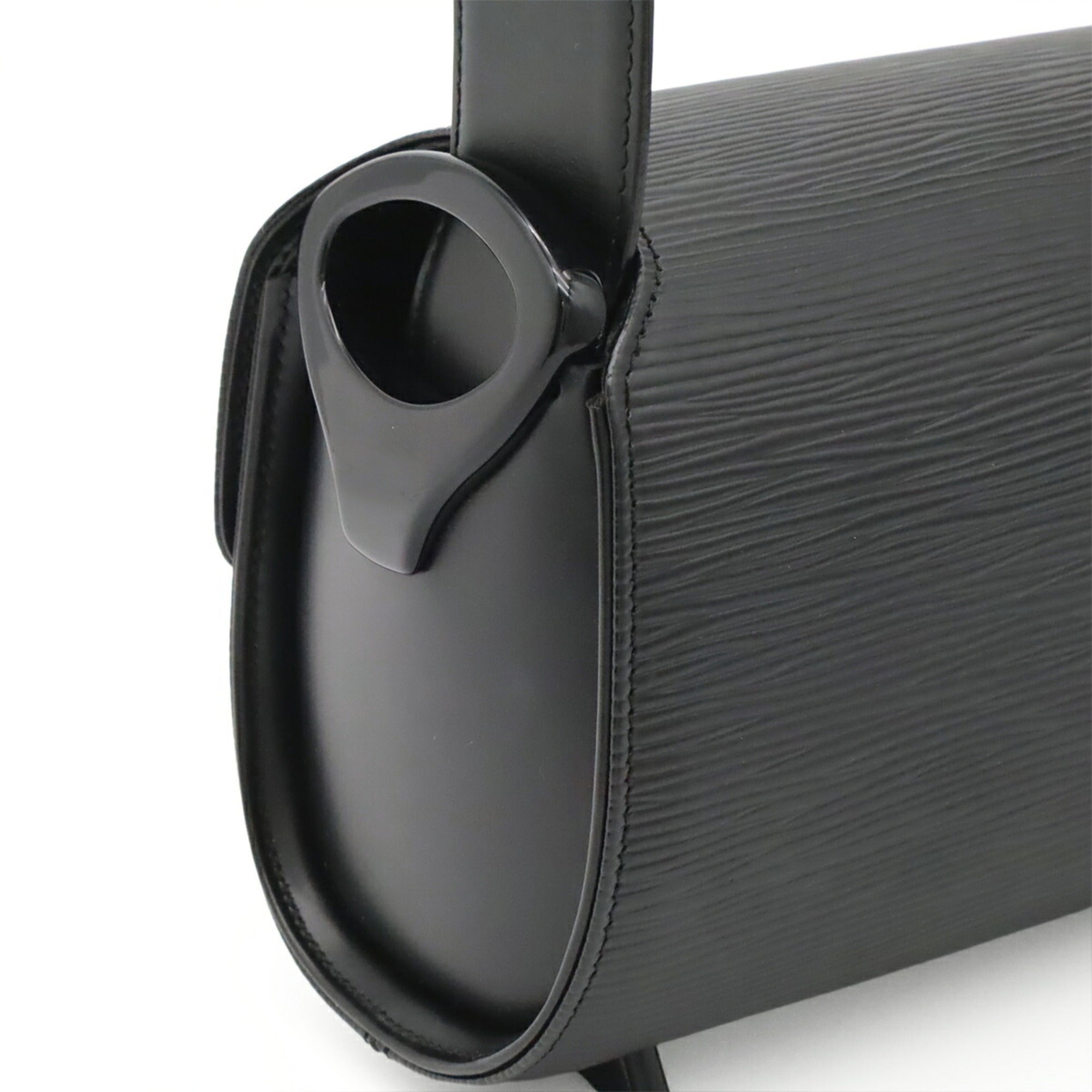 Louis Vuitton Black Noir Epi Leather Shoulder Bag (Pre-Owned)