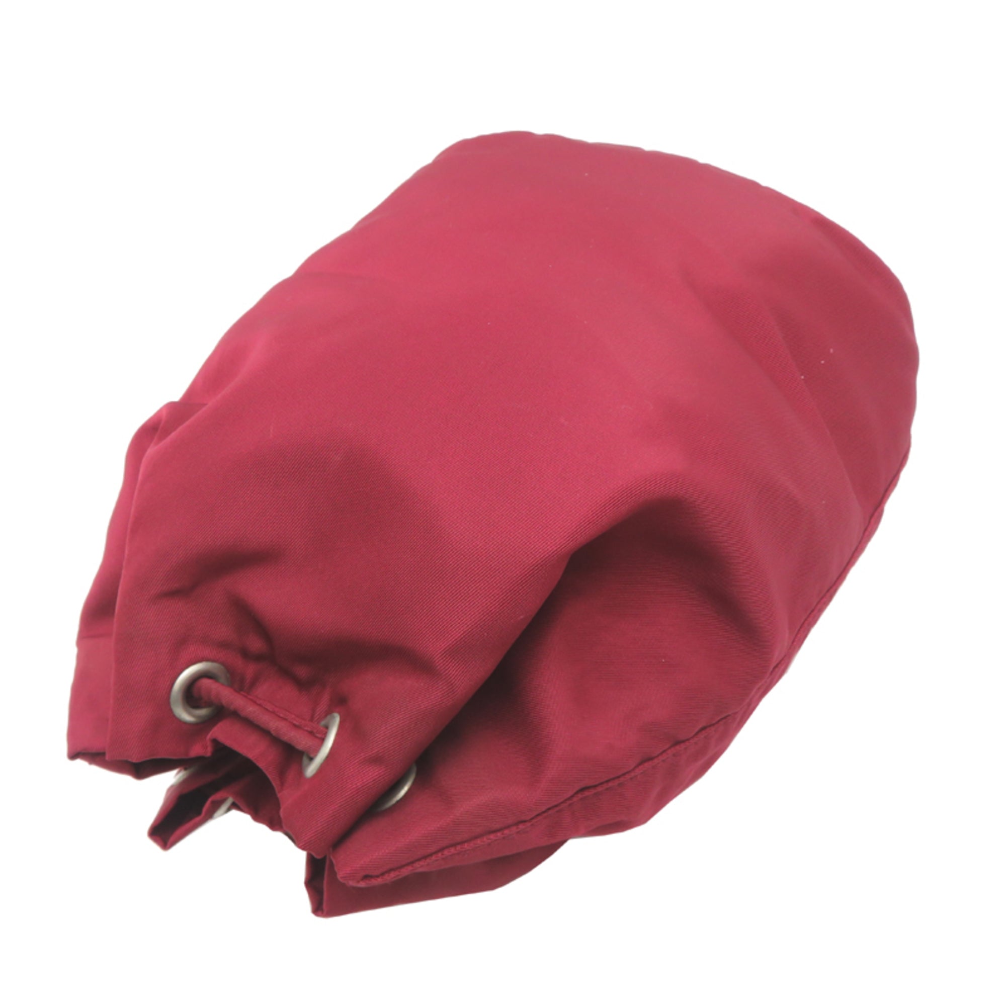 Prada Red Color Nylon Pouch (Pre-Owned)