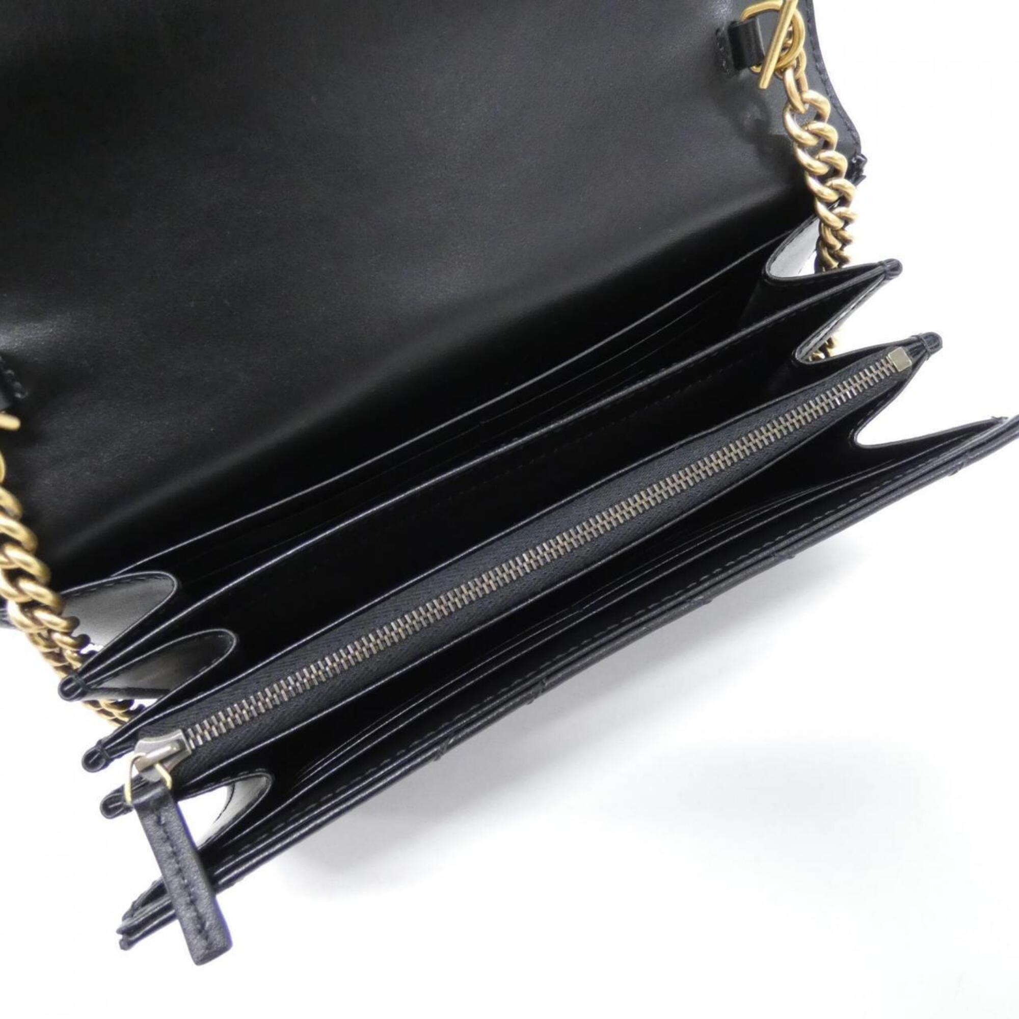 Gucci Black Quilting Leather Shoulder Bag (Pre-Owned)