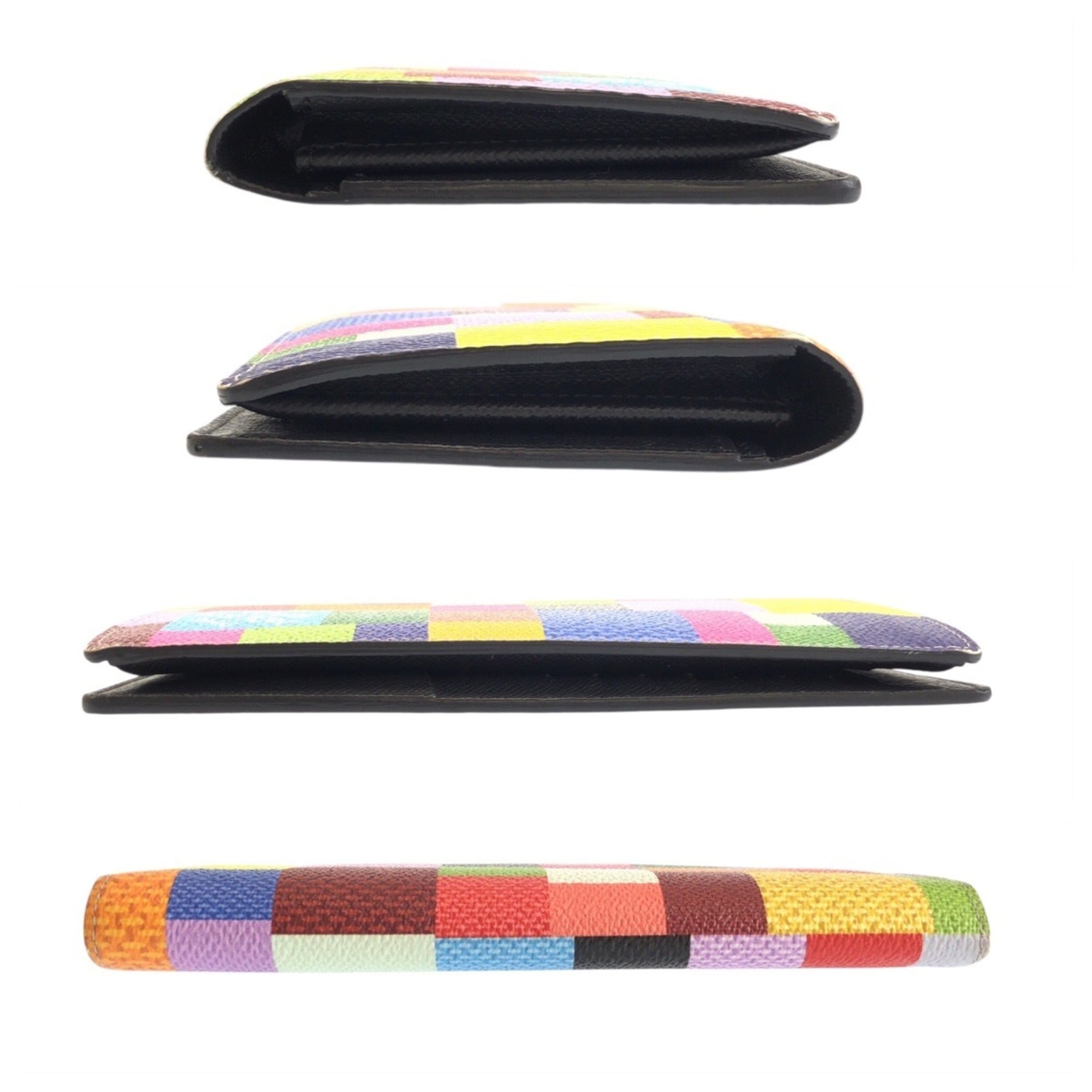 Louis Vuitton Damier Graphite Multi-Color Pvc Long Wallet (Bi-Fold) (Pre-Owned)