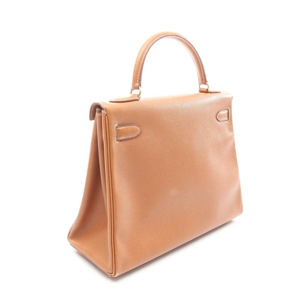 Hermes Brown Courchevel Leather Handbag (Pre-Owned)