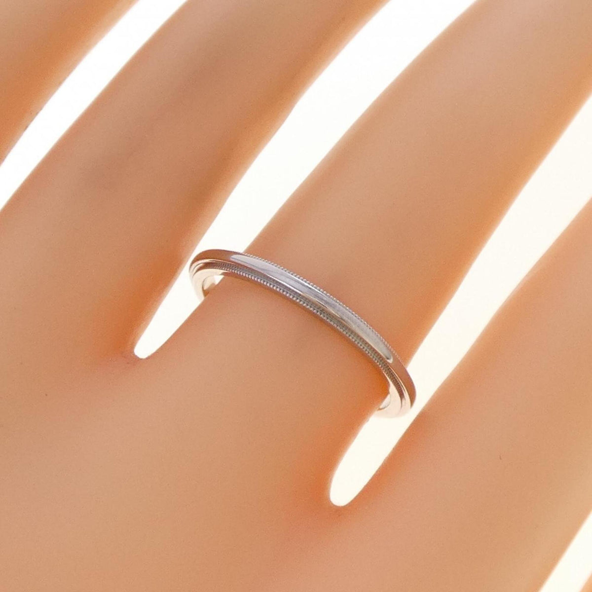 Tiffany Platinum 950 Band Ring (Pre-Owned)