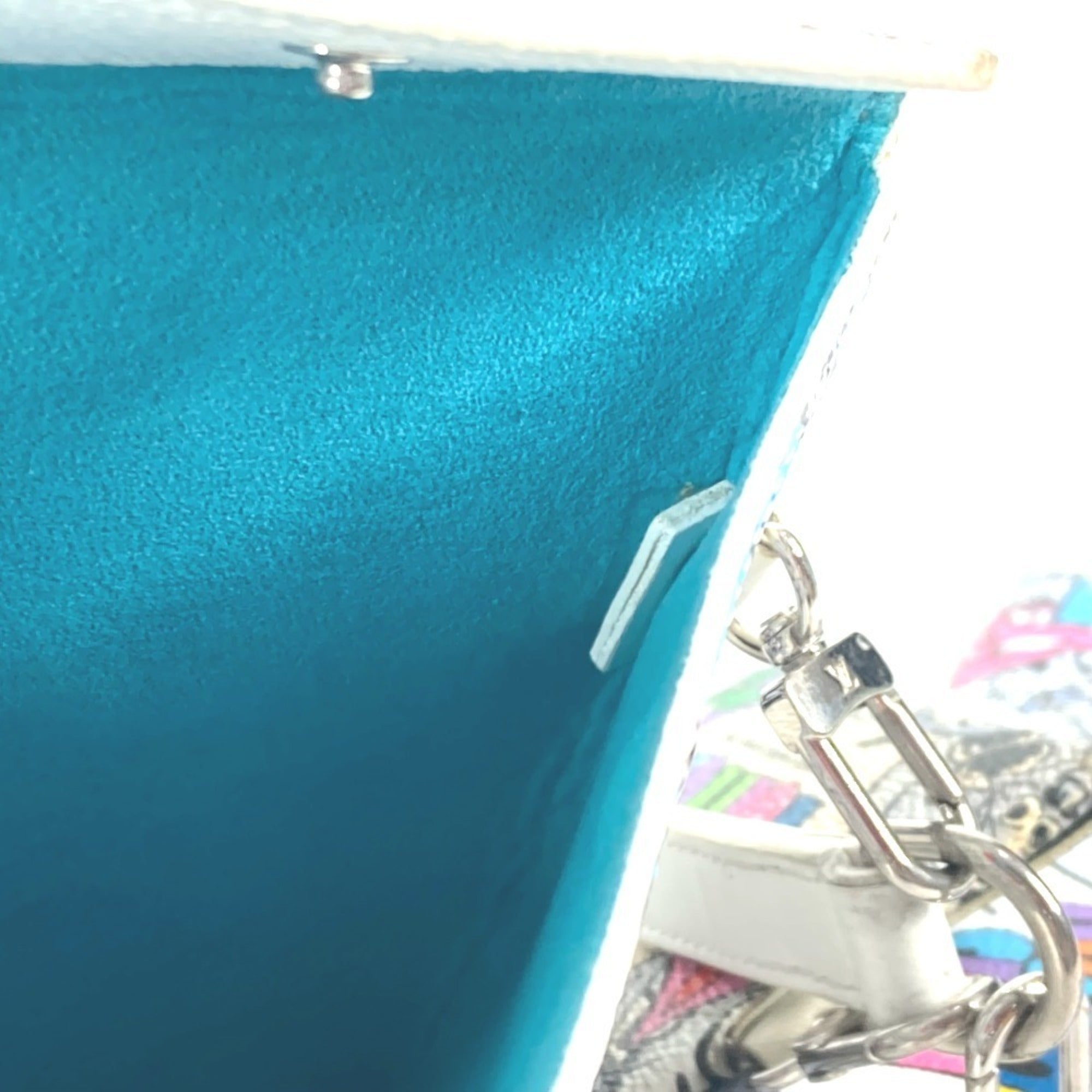 Louis Vuitton Multi-Color Canvas Leather Clutch Bag (Pre-Owned)