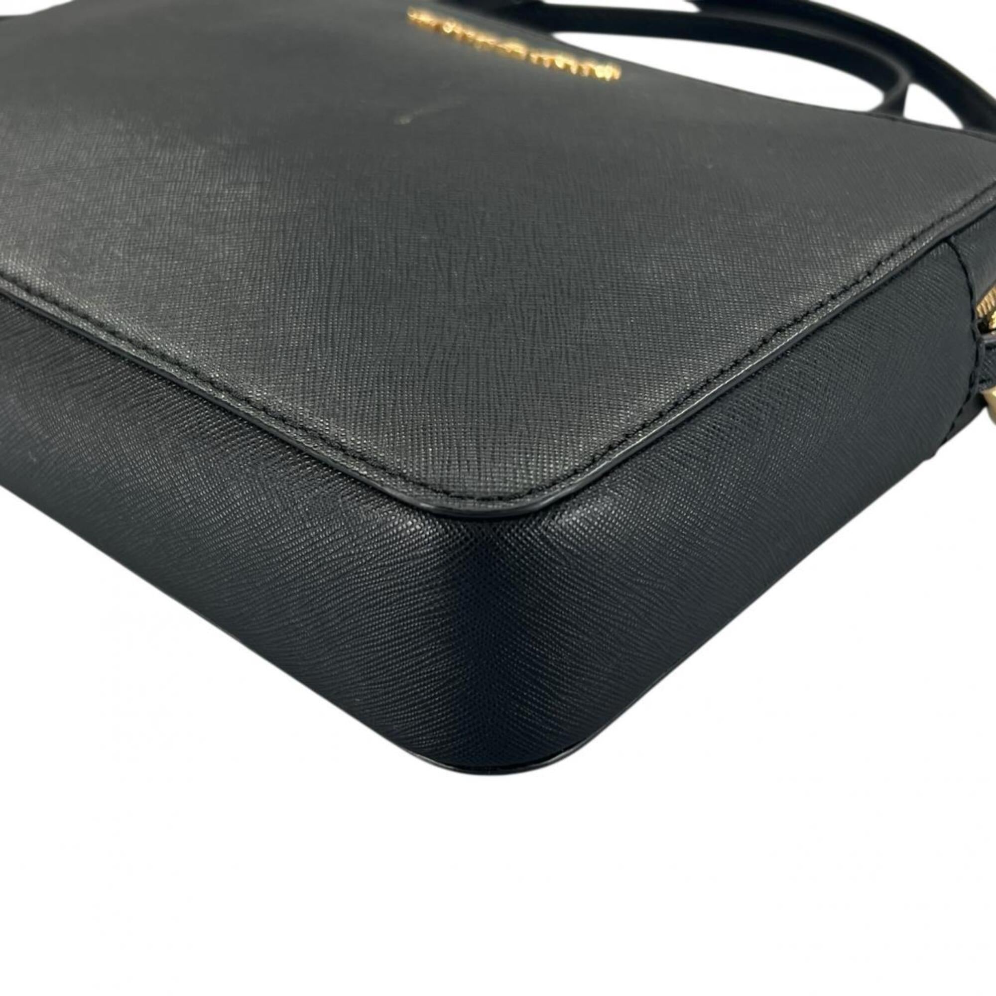 Michael Kors Black Leather Shoulder Bag (Pre-Owned)