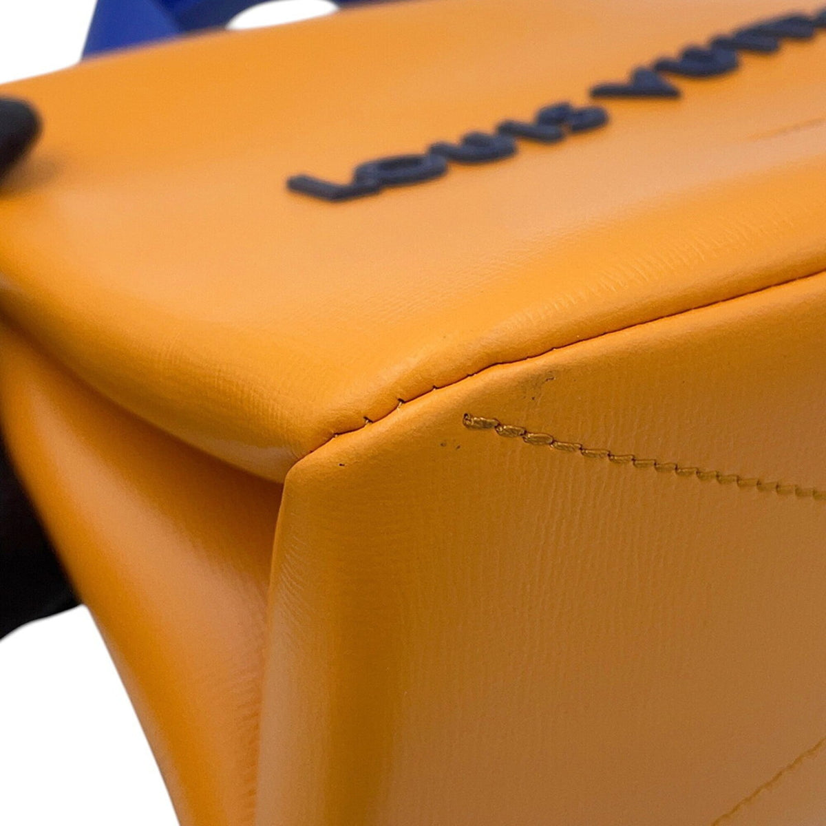 Louis Vuitton Saffron Yellow Leather Handbag (Pre-Owned)