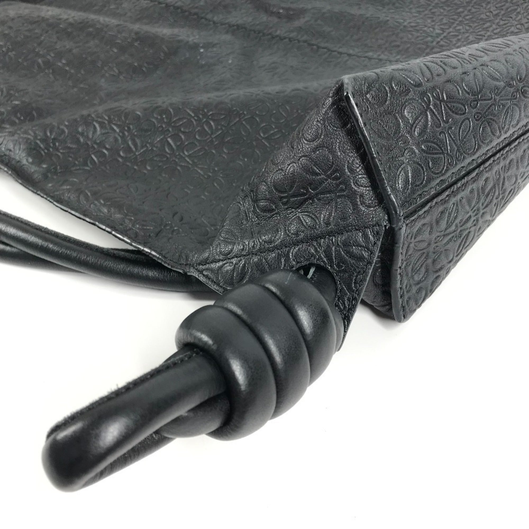 Loewe Black Leather Backpack (Pre-Owned)