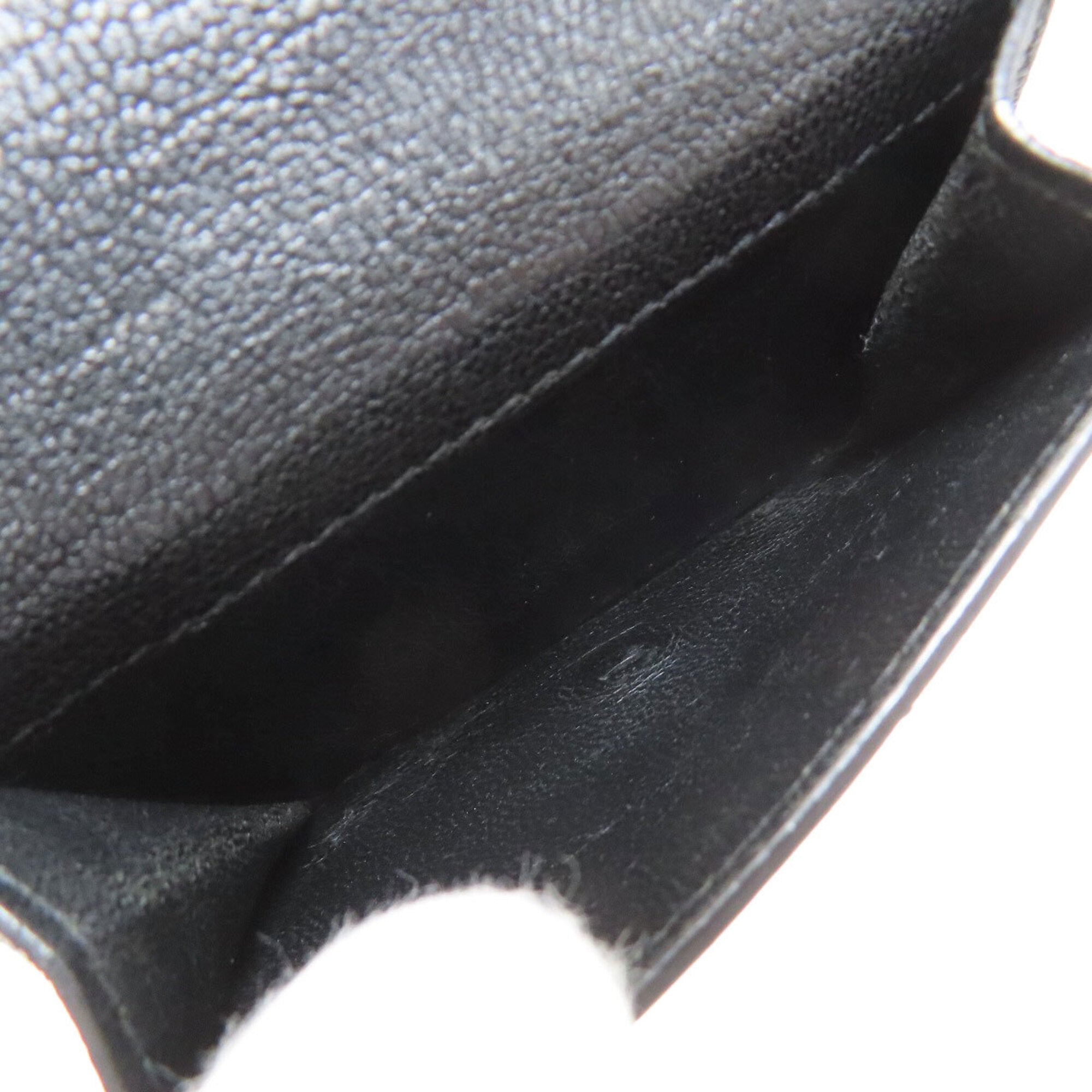 Yves Saint Laurent Black Blue Wallet (Tri-Fold) (Pre-Owned)