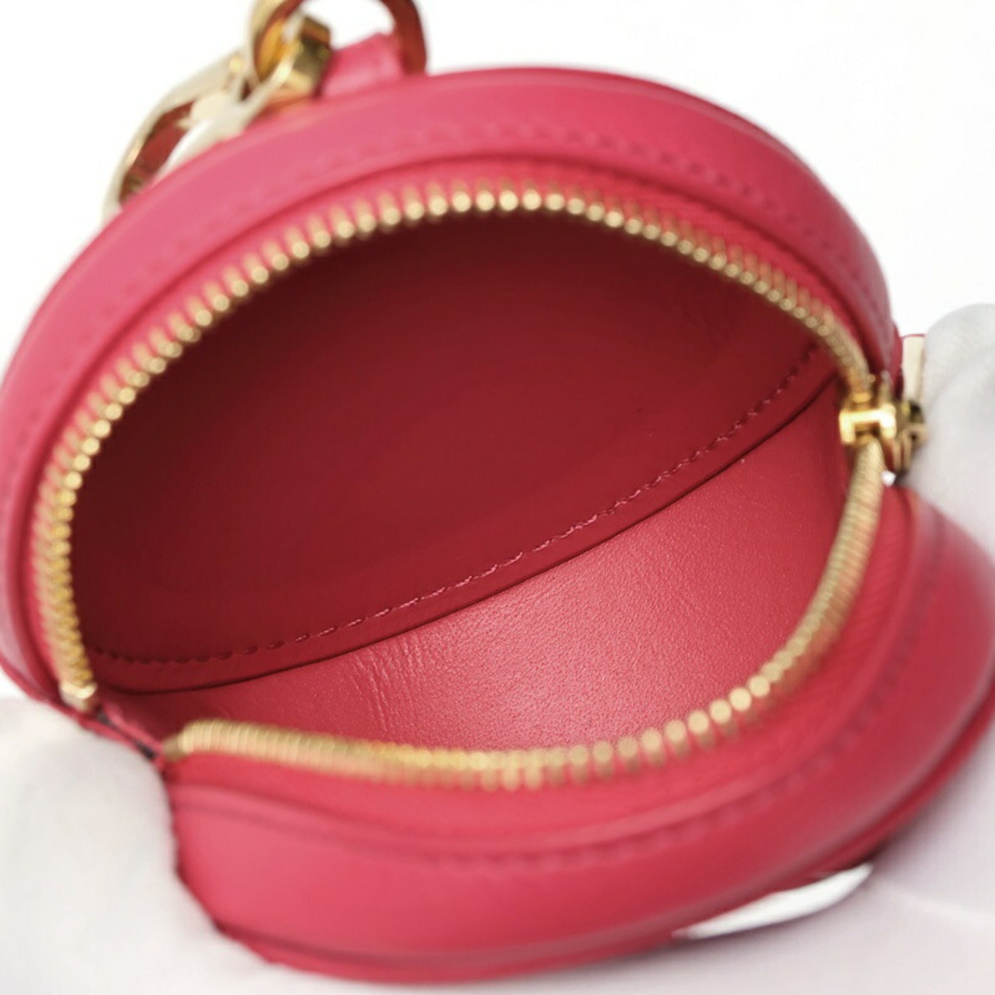 Loewe Pink Leather Coin Purse/Coin Case (Pre-Owned)