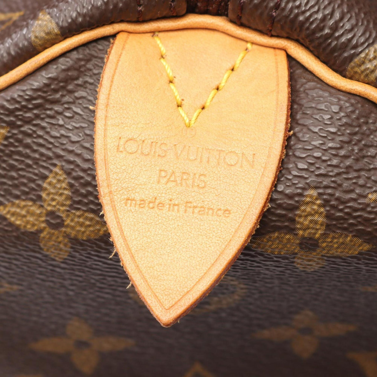 Louis Vuitton Brown Coated Canvas Monogram Leather Handbag (Pre-Owned)