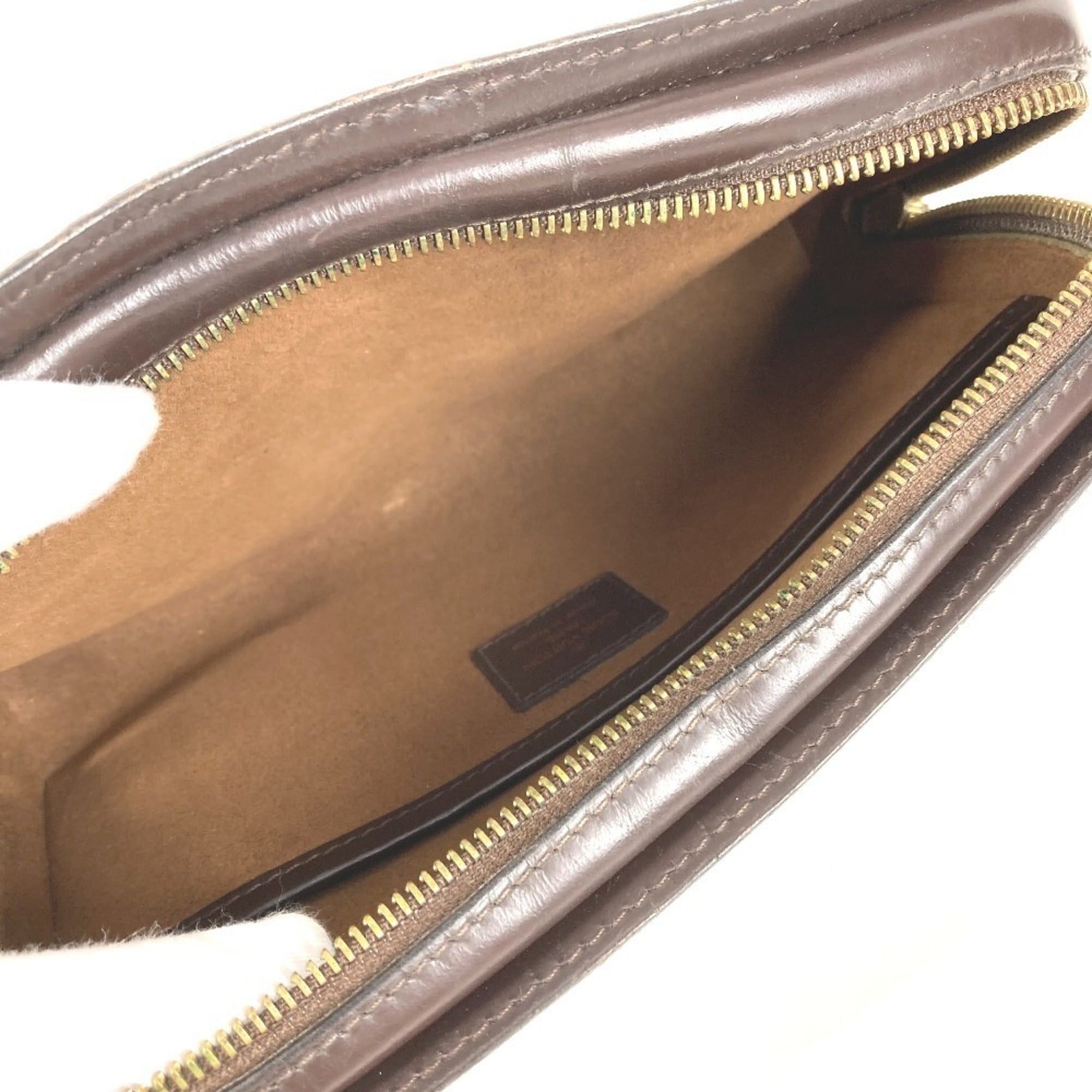 Louis Vuitton Brown Damier Canvas Ebene Damier Canvas Clutch Bag Pouch (Pre-Owned)