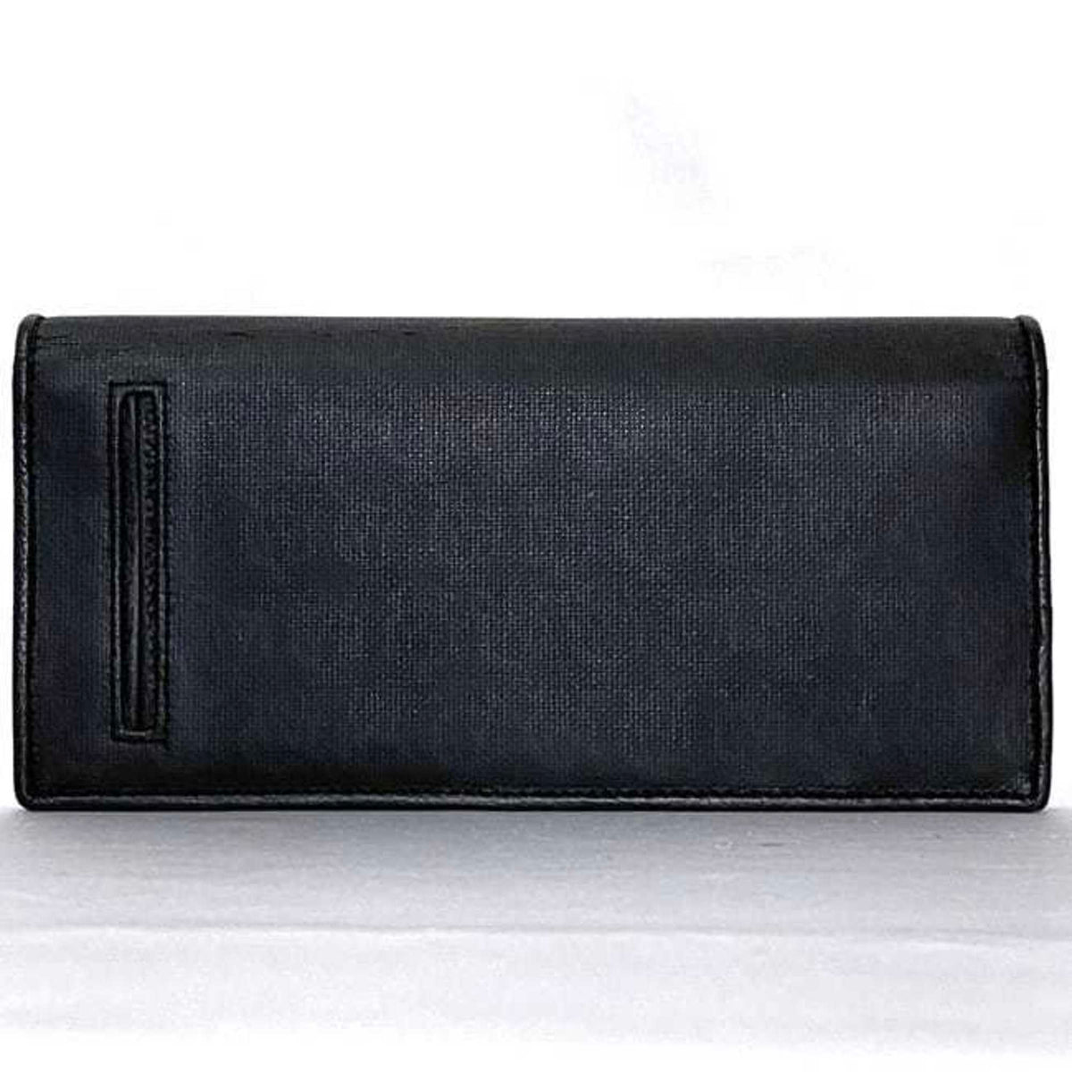 Dunhill Black Leather Long Wallet (Bi-Fold) (Pre-Owned)