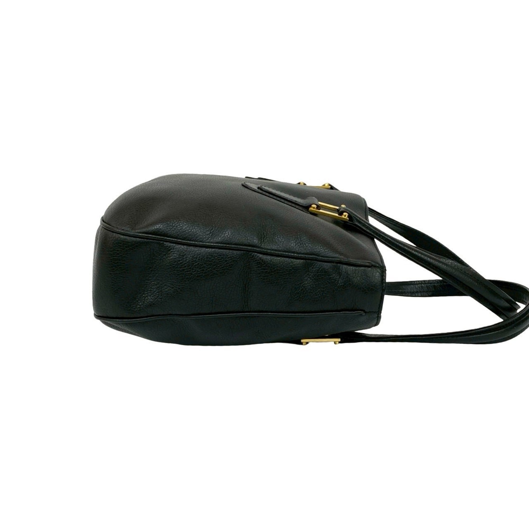 Loewe Black Leather Handbag Tote Bag (Pre-Owned)