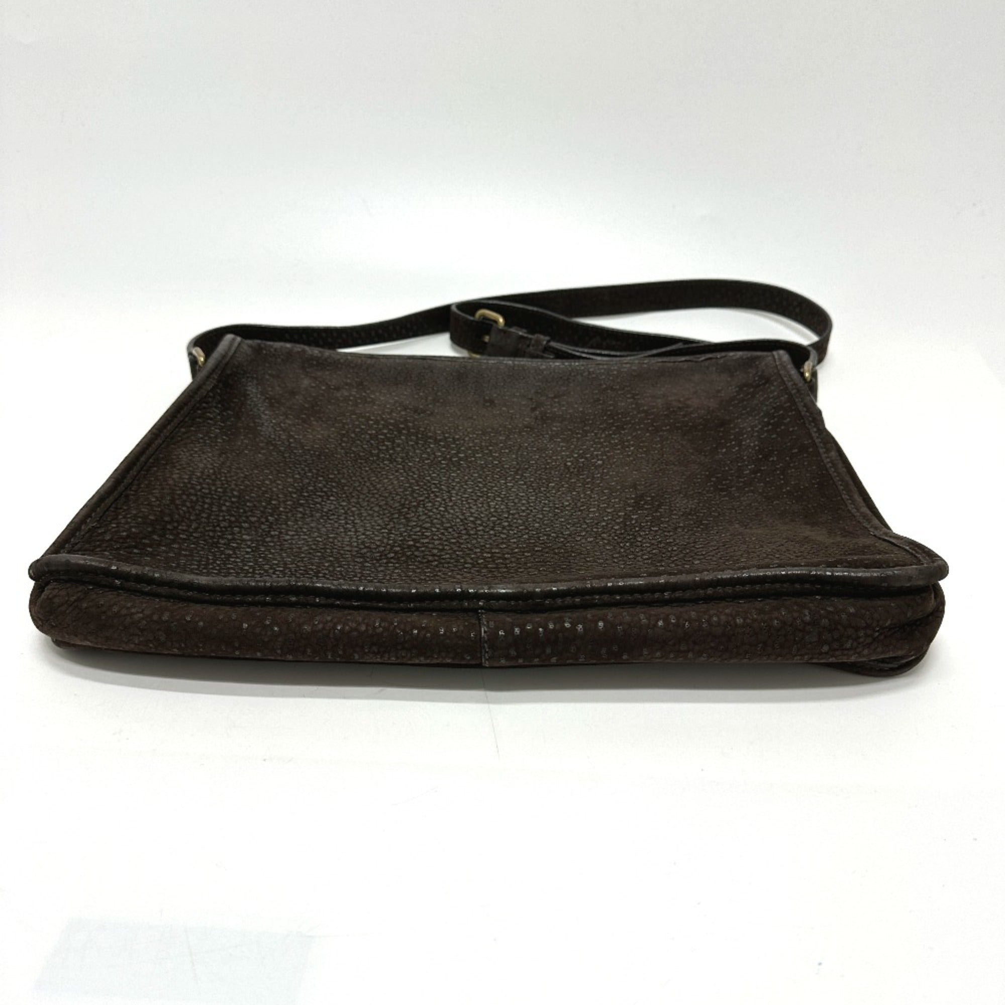 Prada Brown Leather Shoulder Bag (Pre-Owned)