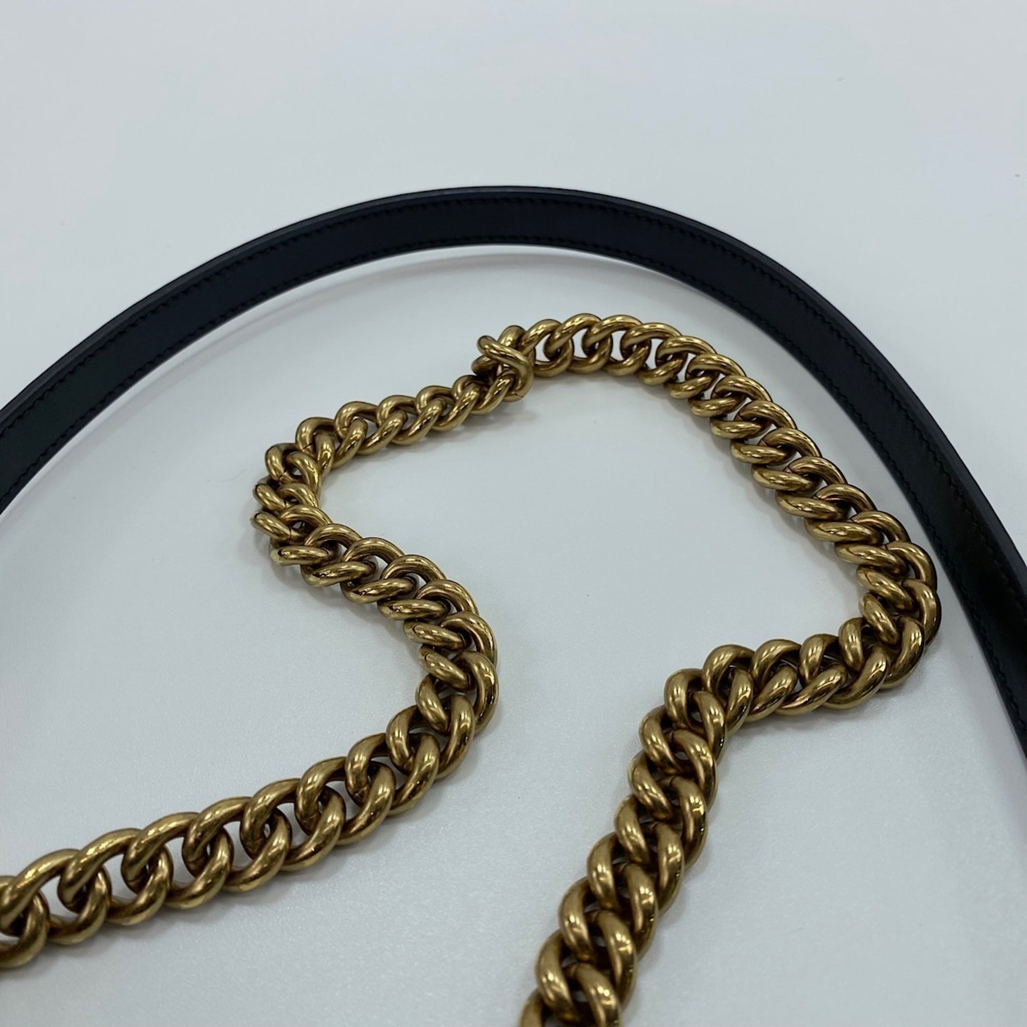 Gucci Gg Marmont Black Shoulder Bag (Pre-Owned)