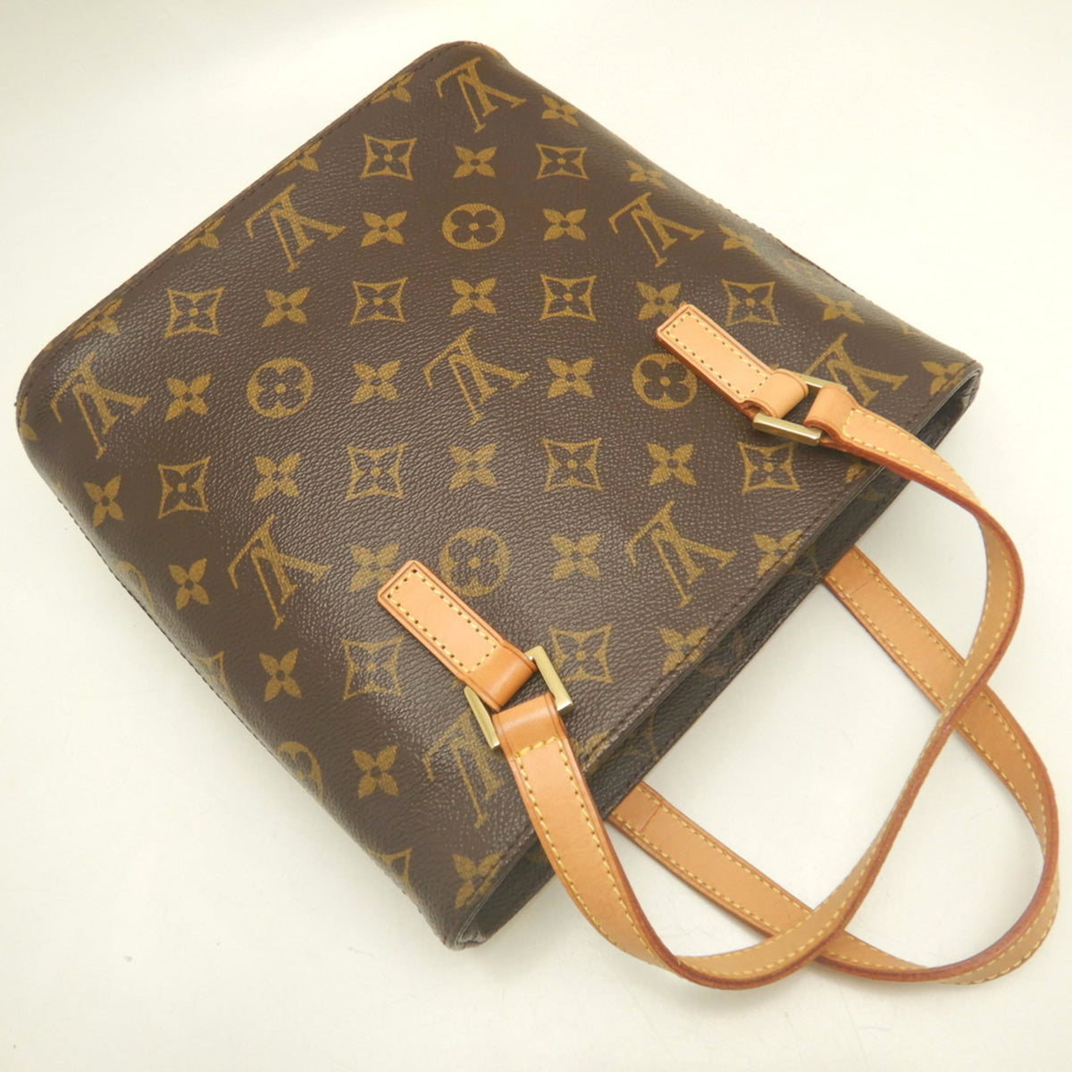Louis Vuitton Brown Monogram Canvas Handbag (Pre-Owned)