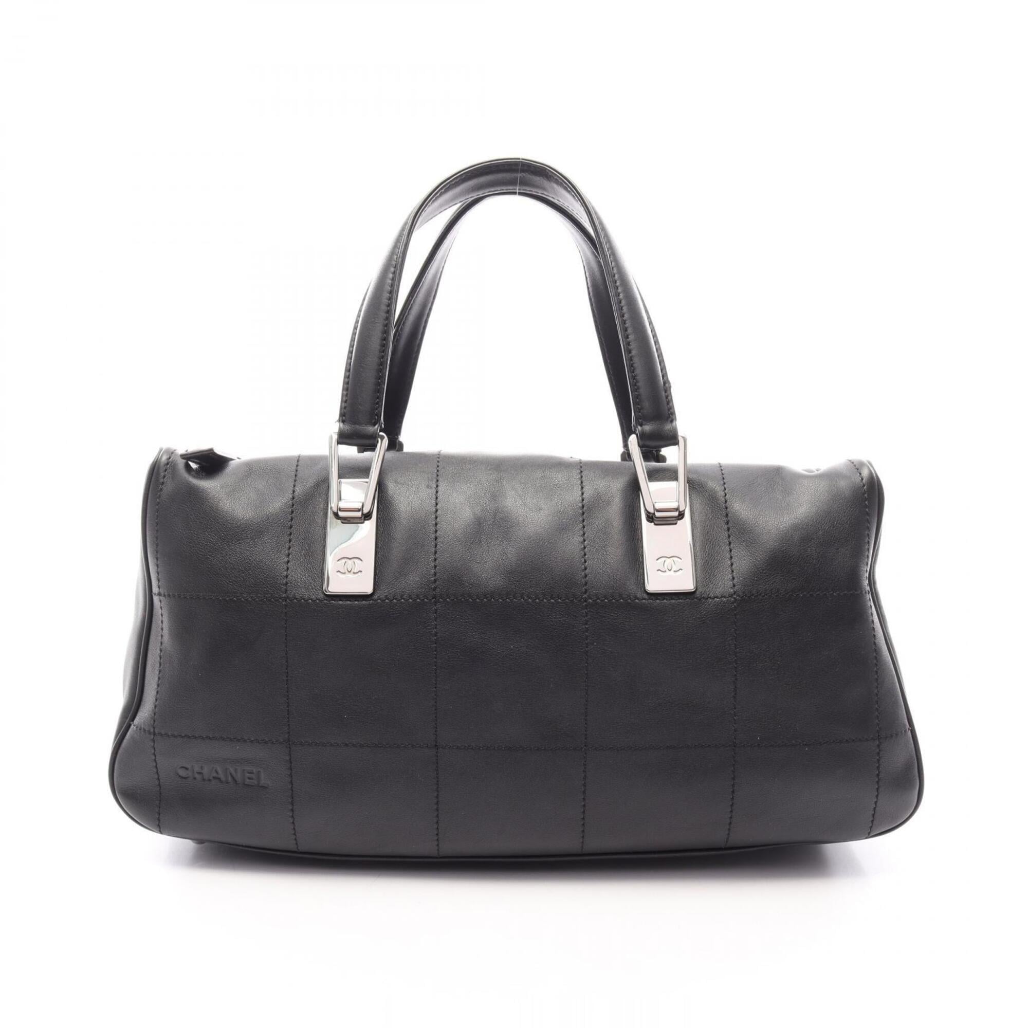 Chanel Black Leather Handbag (Pre-Owned)