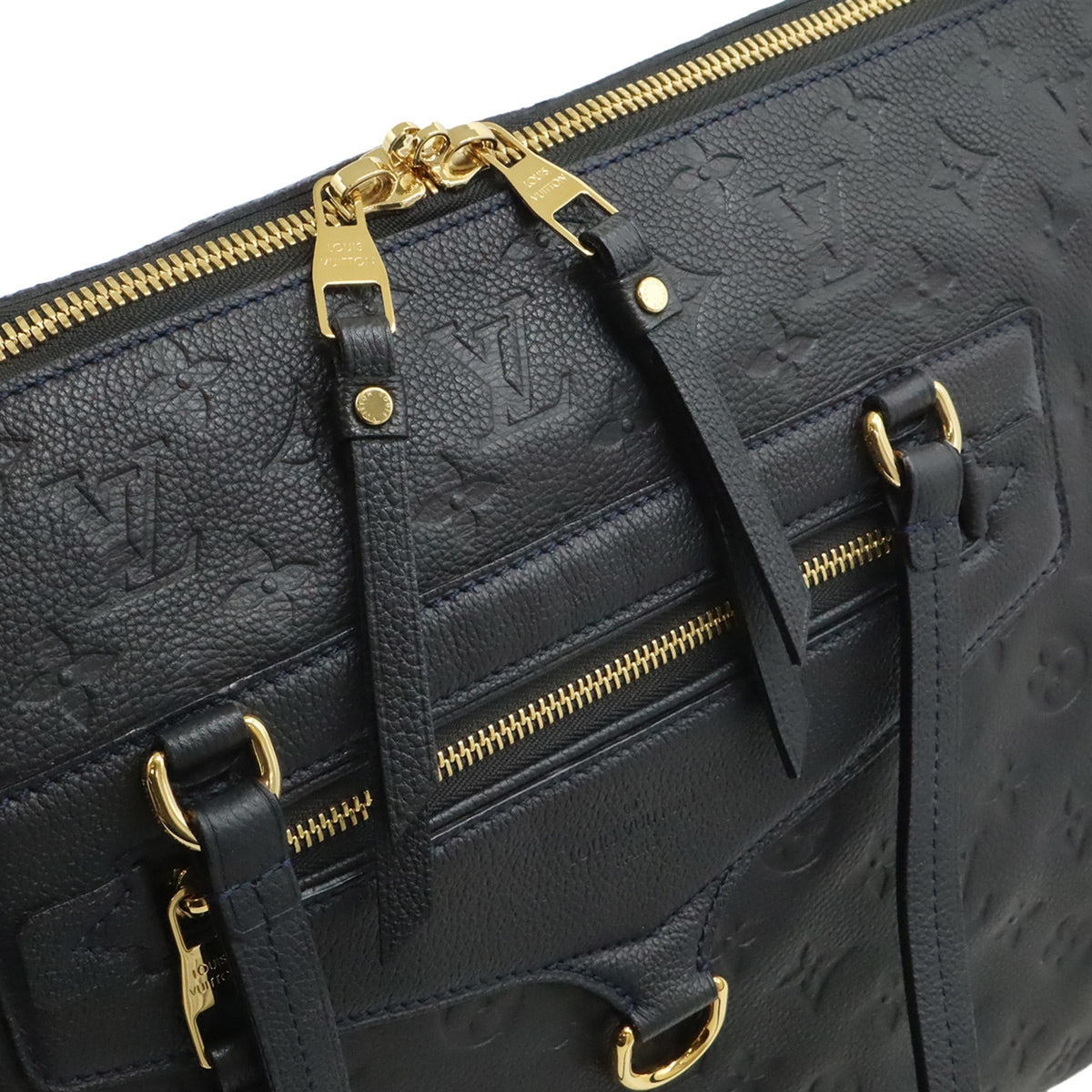 Louis Vuitton Galle Infini Navy Monogram Empreinte Shoulder Bag Tote Bag (Pre-Owned)