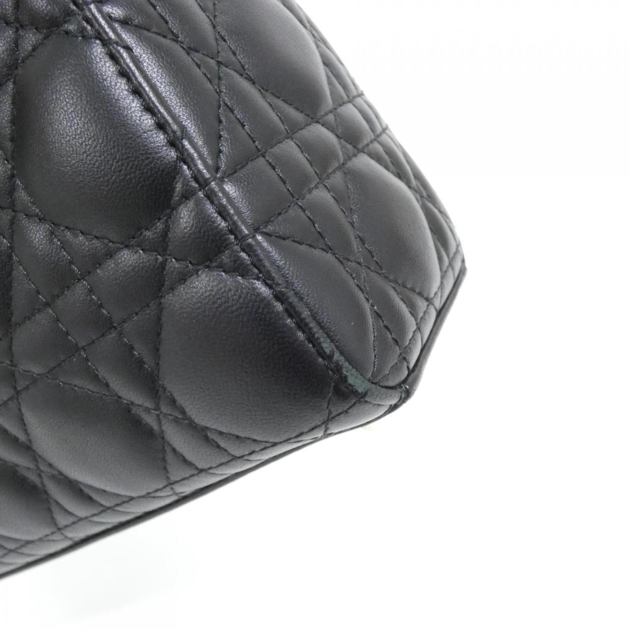 Christian Dior Black Leather Handbag (Pre-Owned)