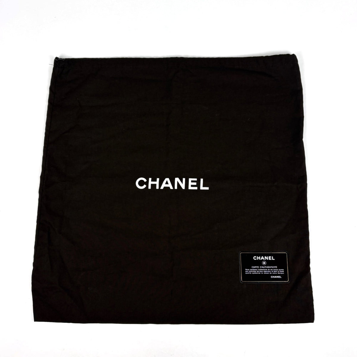 Chanel Black Coated Canvas Leather Tote Bag (Pre-Owned)