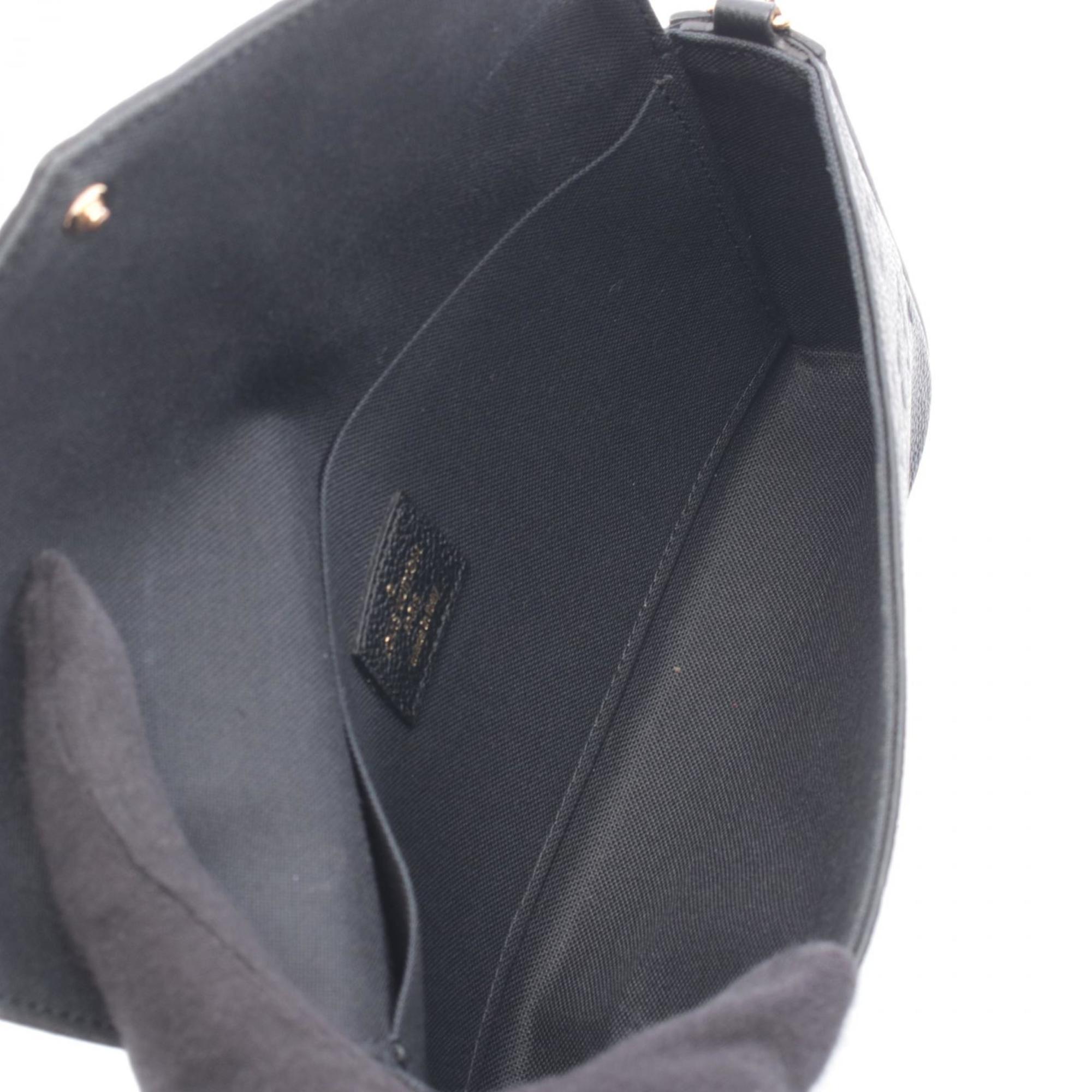 Louis Vuitton Black Noir Monogram Empreinte Handbag Pochette Pouch Shoulder Bag (Pre-Owned)