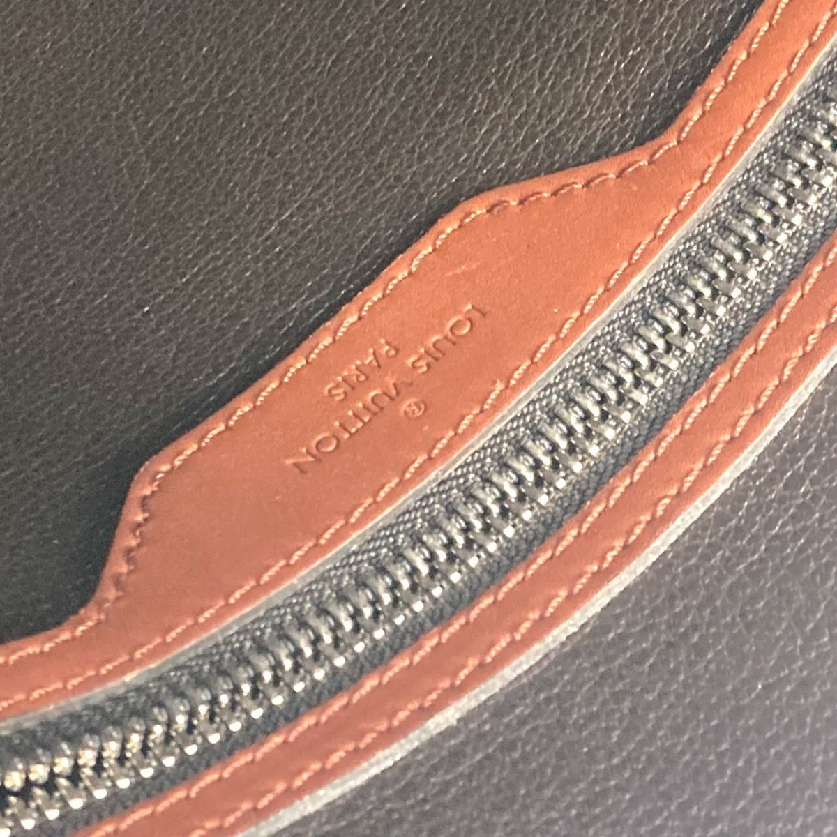 Louis Vuitton Brown Nomade Leather Briefcase Handbag Tote Bag (Pre-Owned)