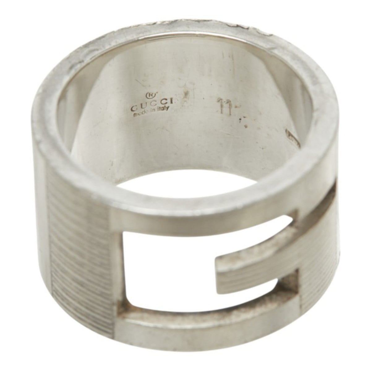 Gucci Silver Silver 925 Band Ring (Pre-Owned)