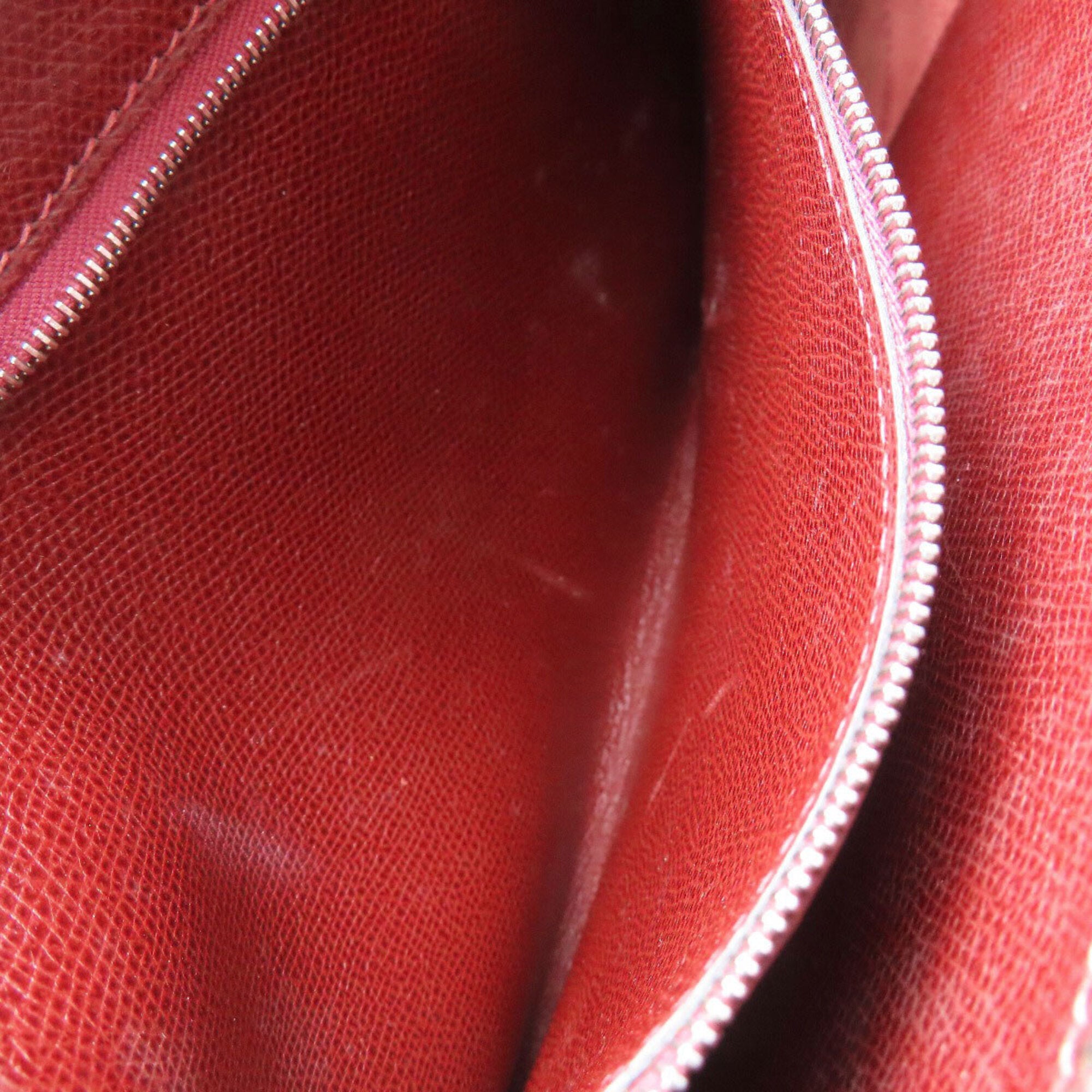 Hermes Rouge H Lisse Leather Shoulder Bag (Pre-Owned)